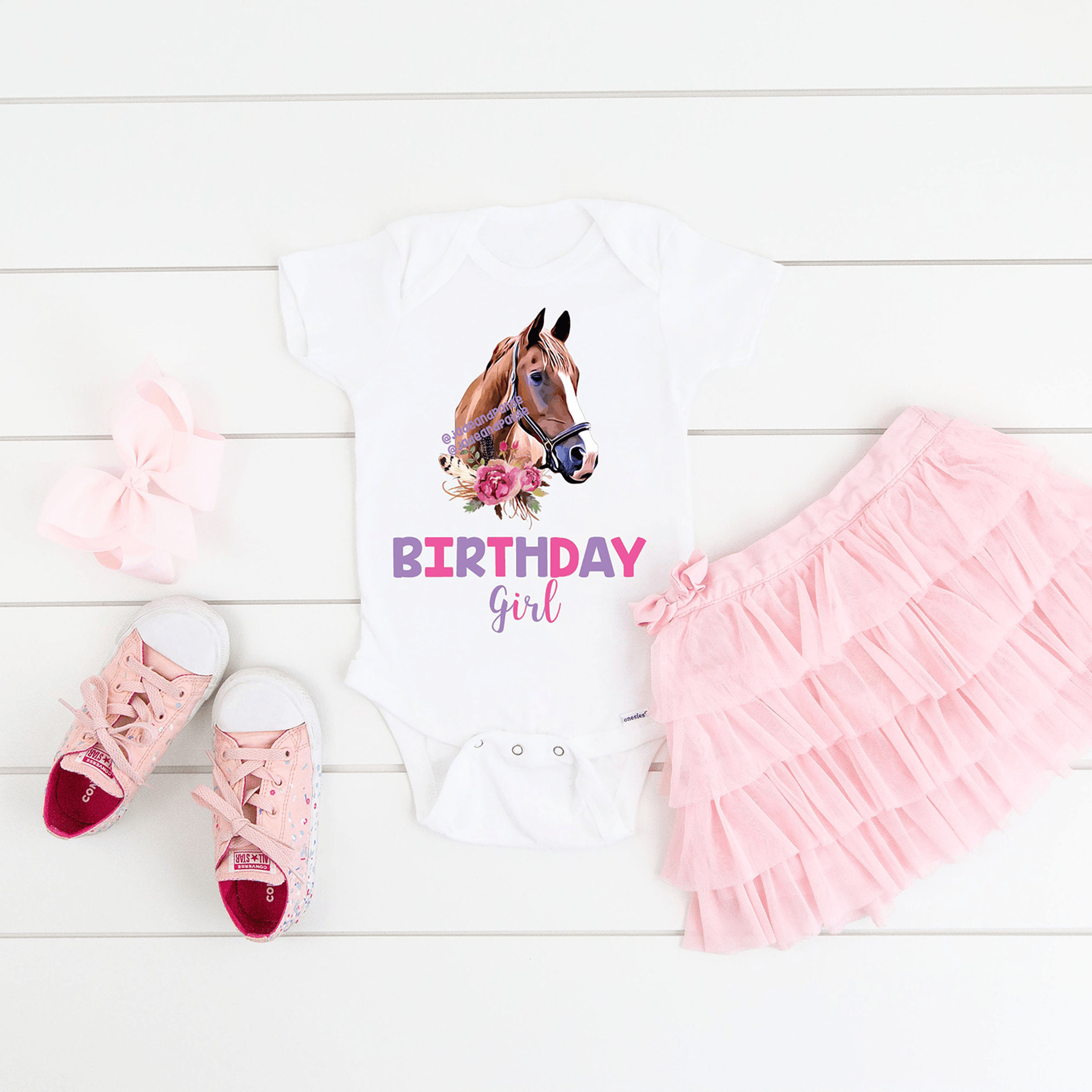 Horse Birthday Shirt Horse Birthday Girl Shirt Personalized Pony Birthday Tee Horse Party Outfit Fa 2