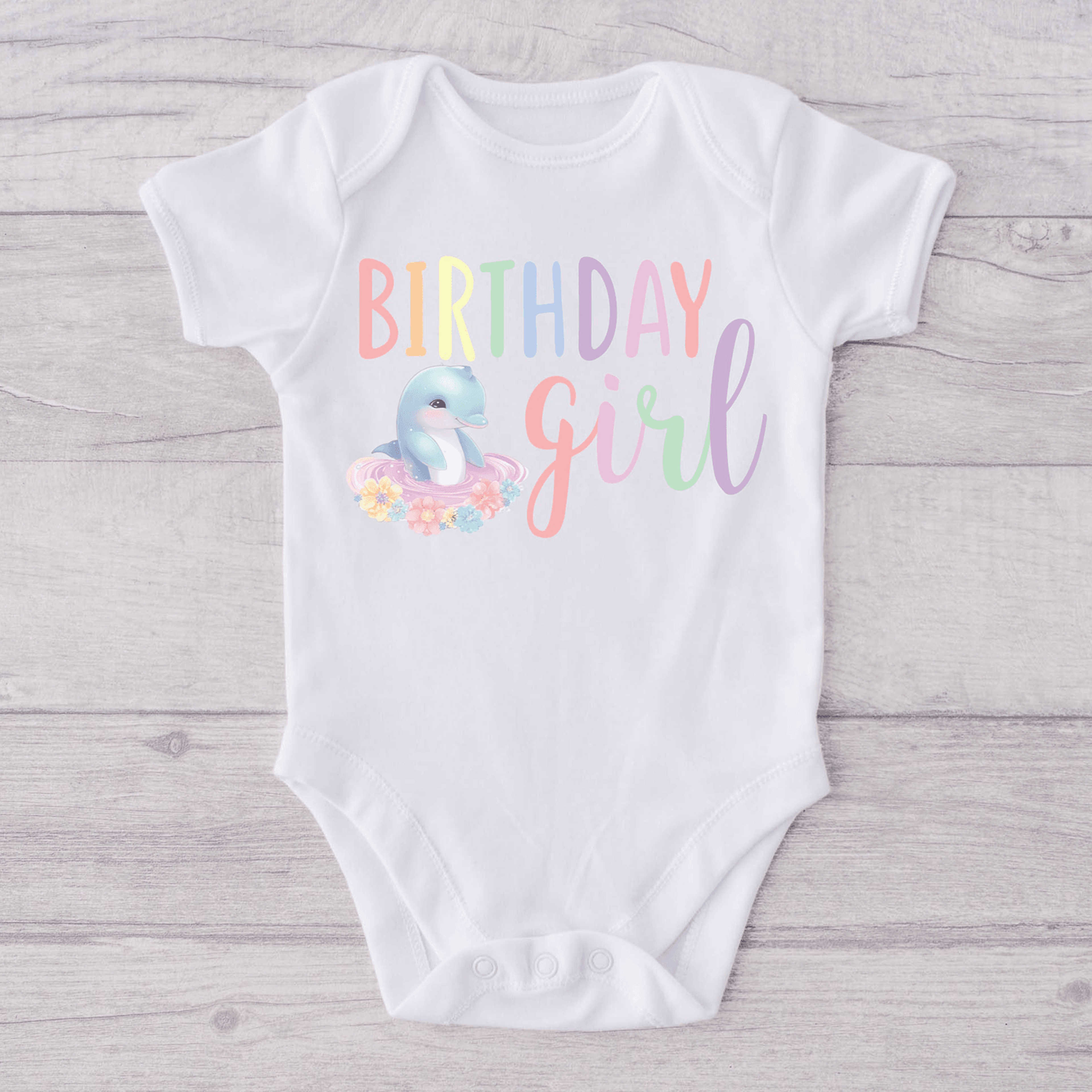 Dolphin Birthday Shirt Personalized Dolphin Birthday Girl Shirt Under The Sea Birthday Tee Ocean Th