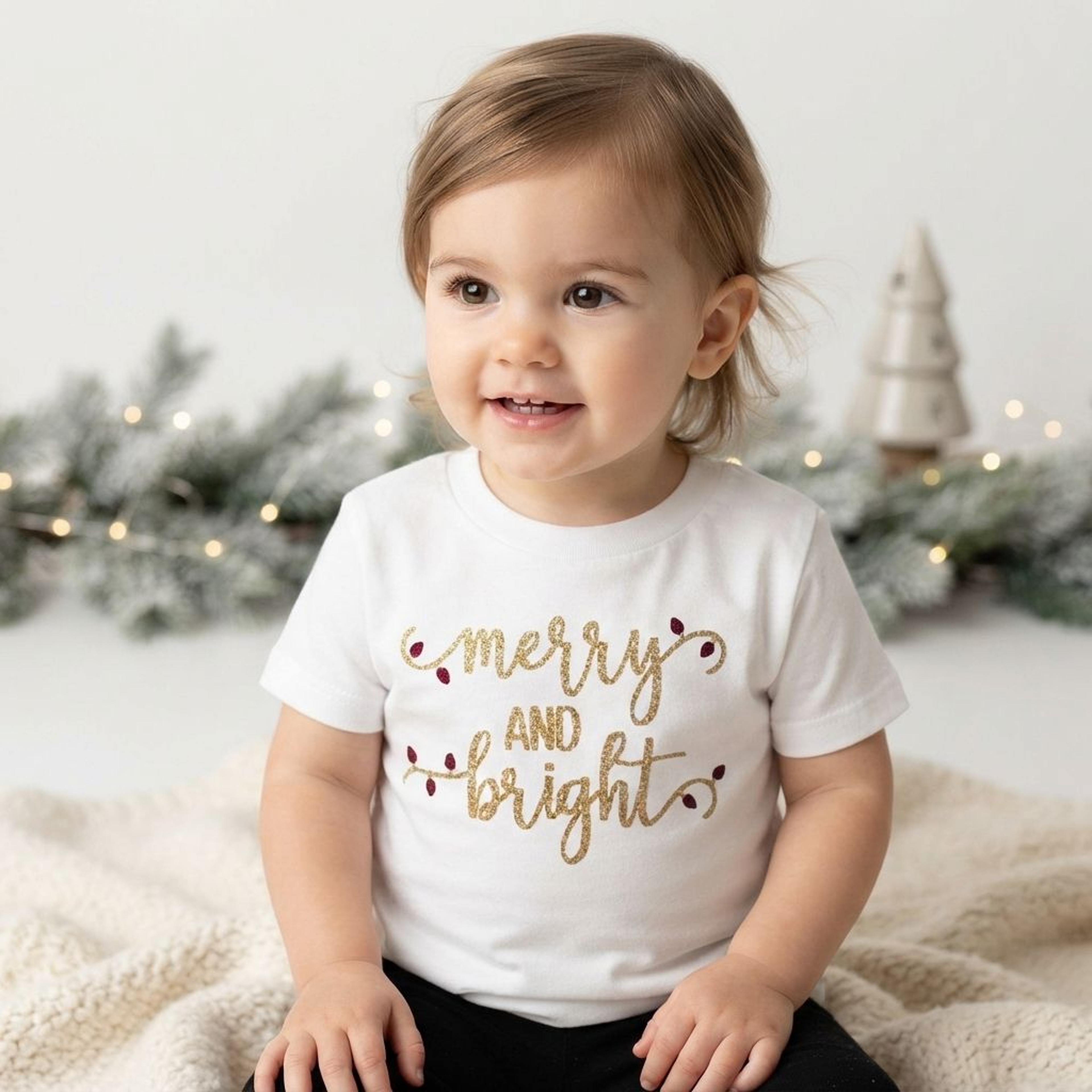 baby girl merry and bright christmas outfit, pink maroon tutu set, holiday bodysuit, festive christmas photo outfit