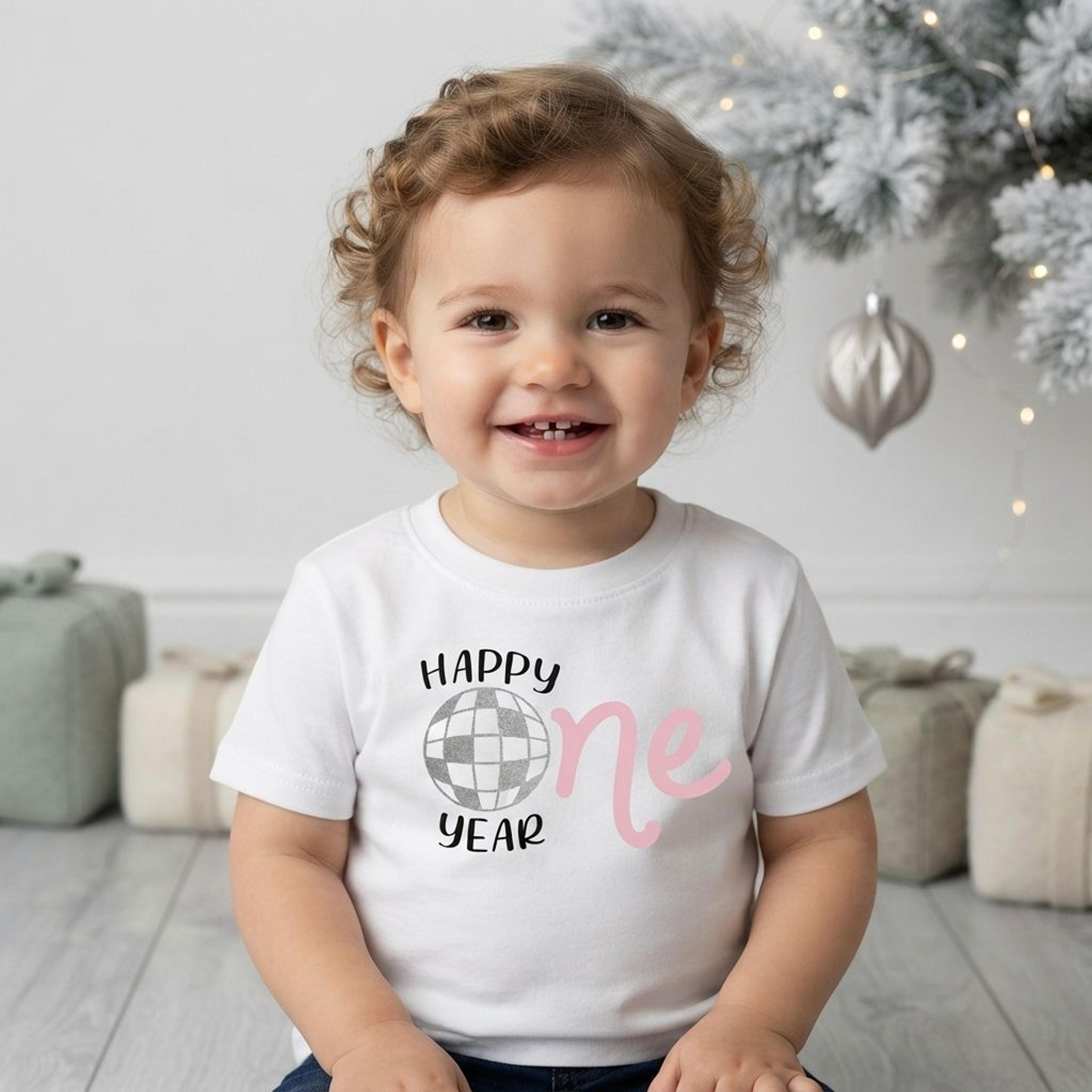 happy one year new years first birthday outfit, baby girl gold tutu set, cake smash bodysuit, nye birthday outfit