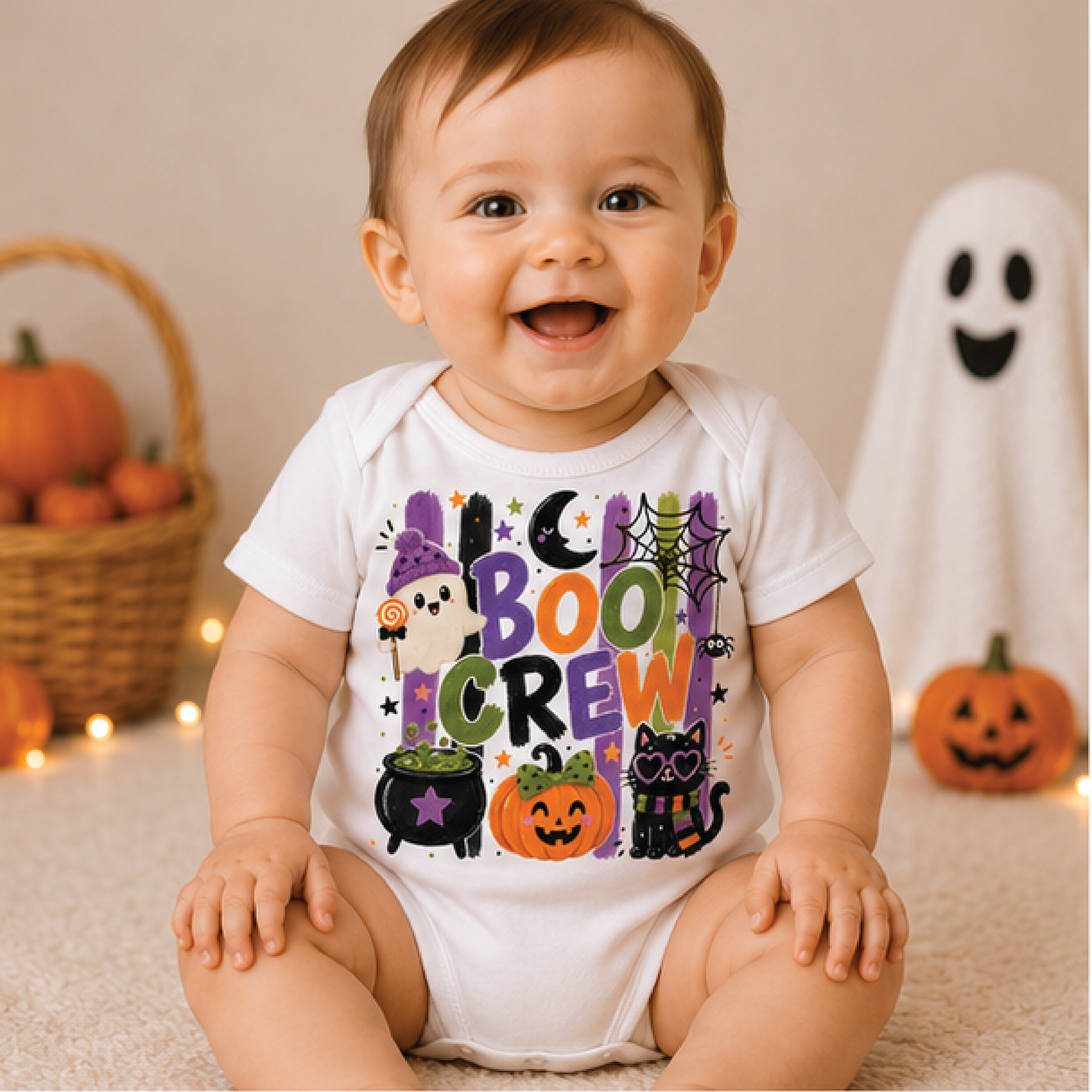 boo halloween crew kids shirt, funny ghost cat toddler tee, cute spooky pumpkin shirt, trick or treat fall outfit