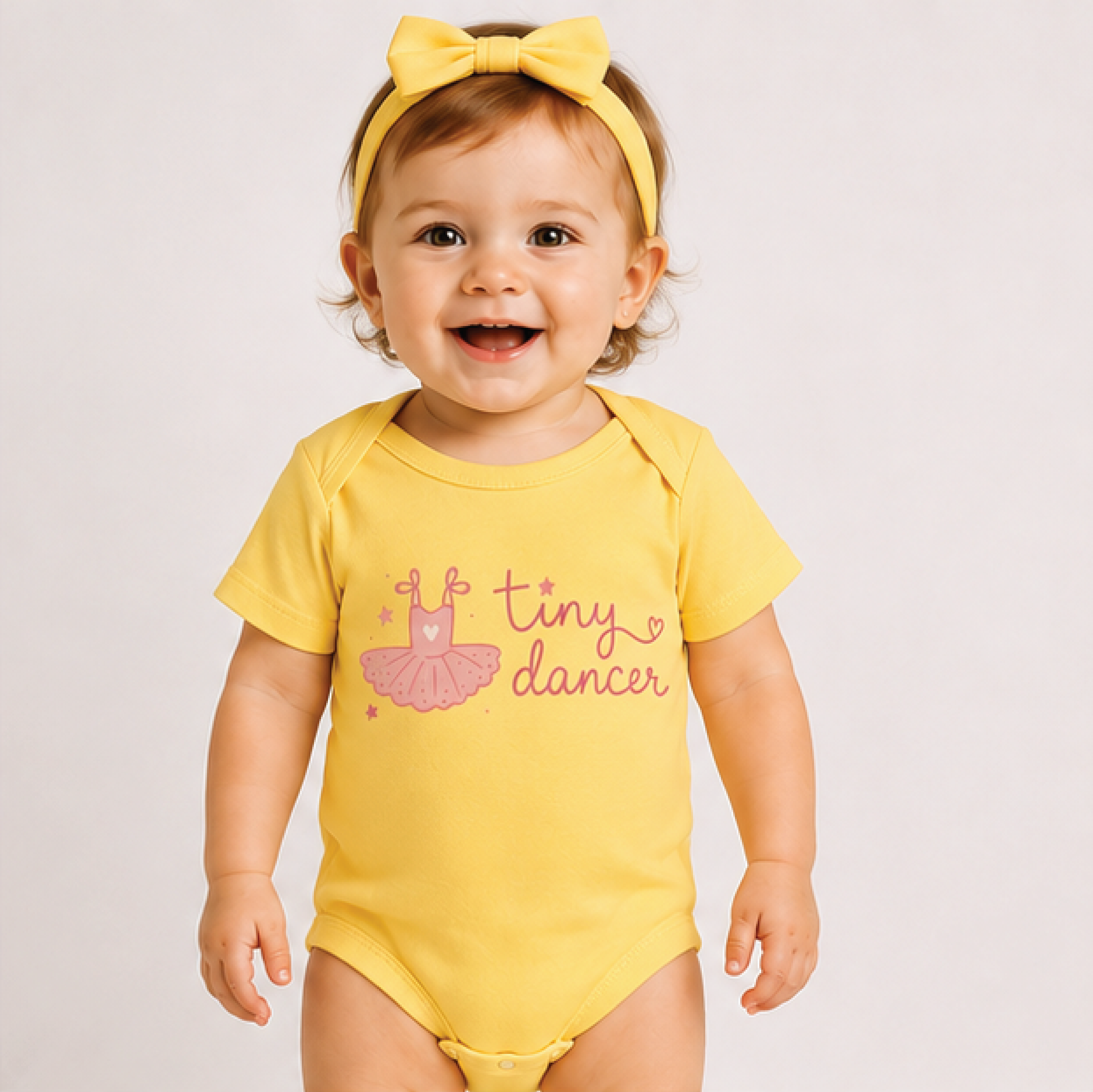 tiny dancer baby bodysuit, ballerina baby onesie, cute ballet newborn outfit, dance lover baby shower gift for girls