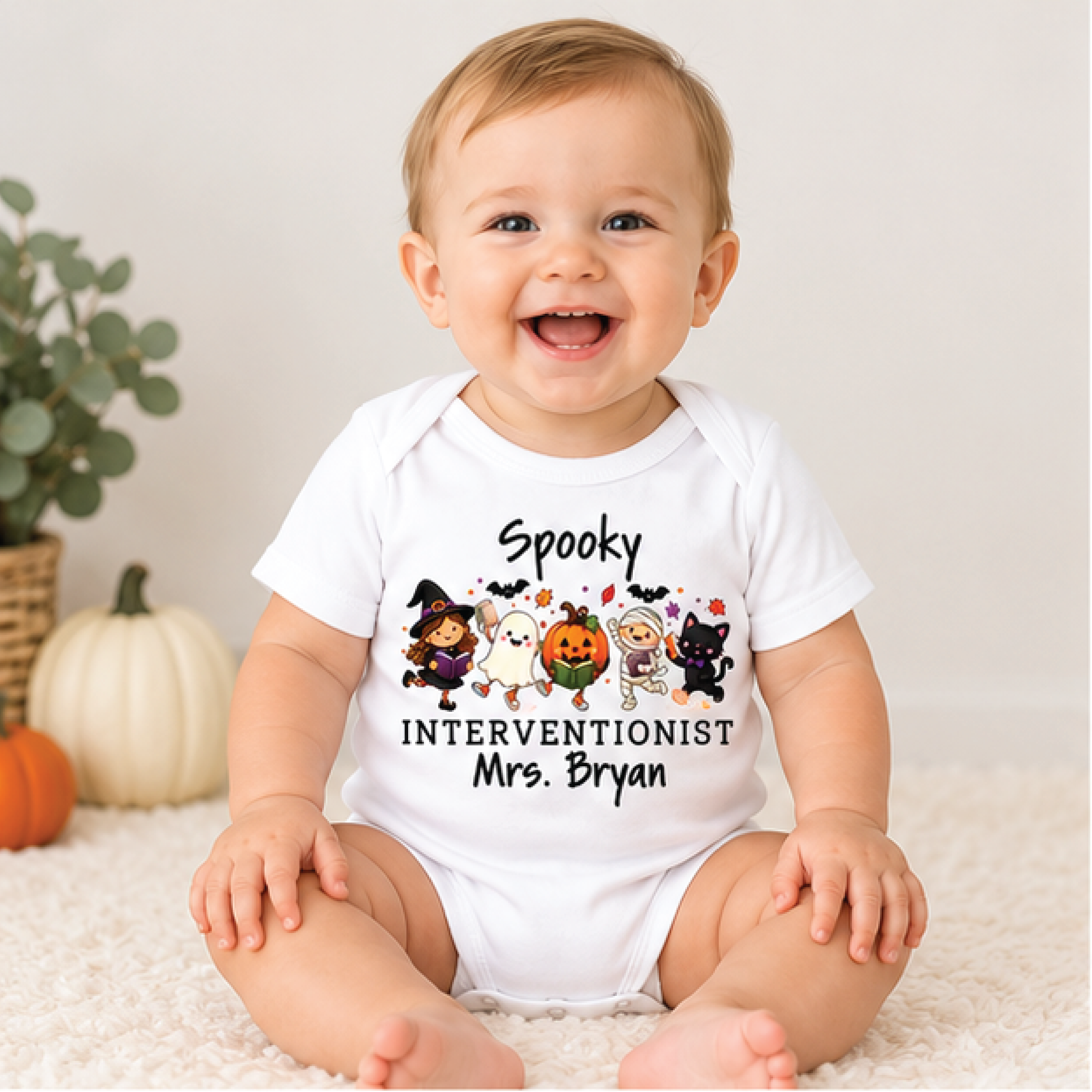 personalized halloween teacher shirt, spooky interventionist tee, rti mtss teacher shirt, custom name educator gift
