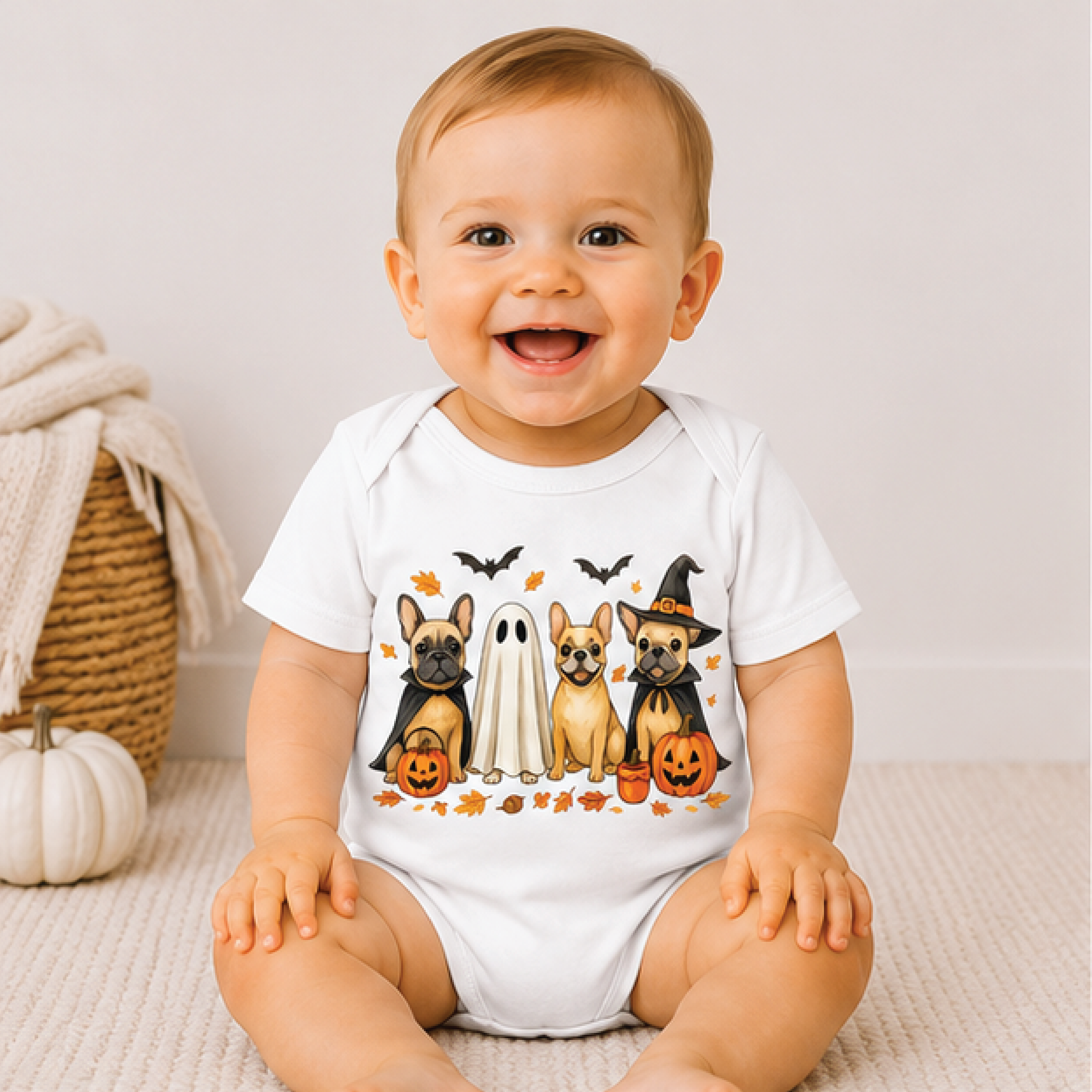 french bulldog halloween kids sweatshirt, pumpkin frenchie toddler shirt, spooky dog fall crewneck, cute dog lover hallo