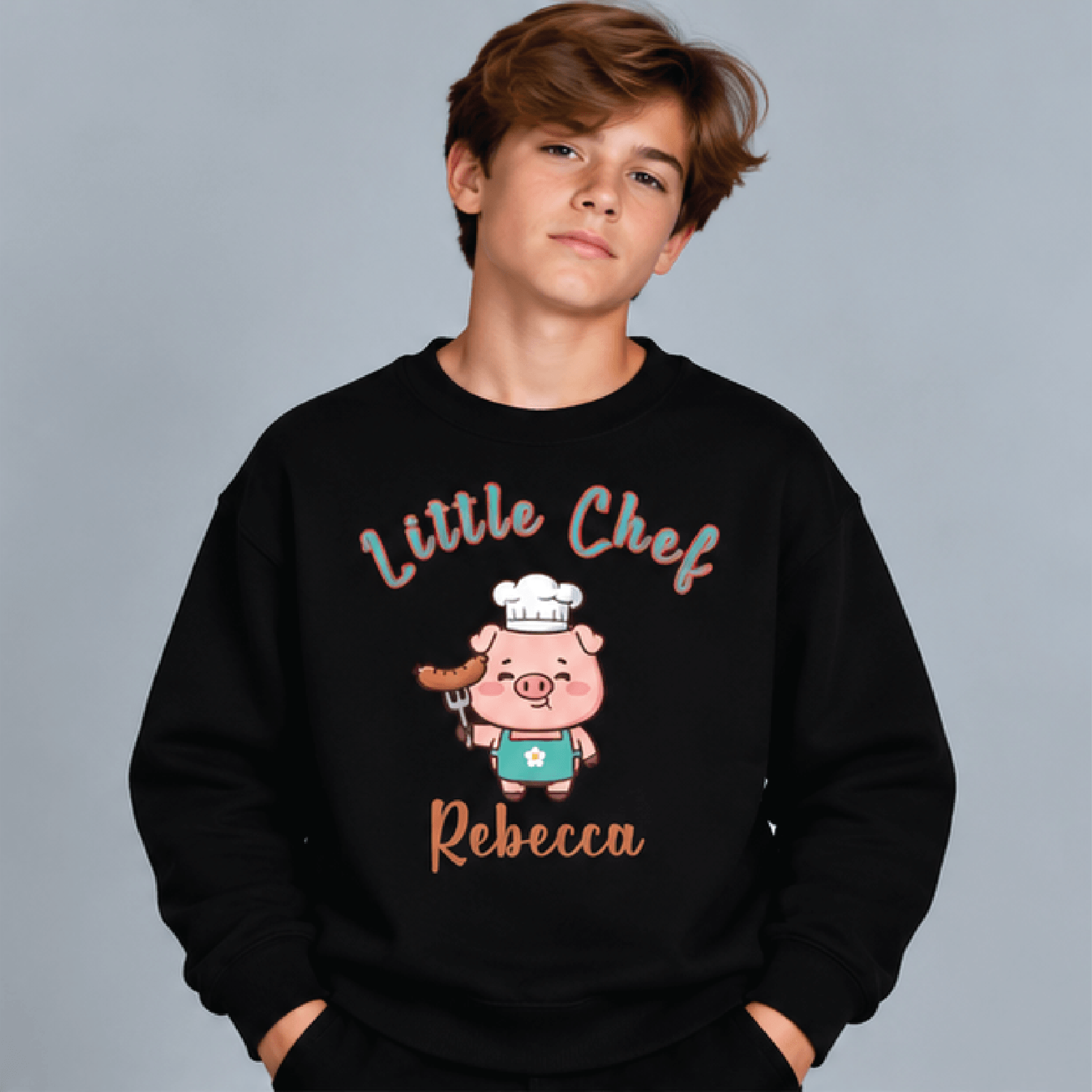 Christmas Ornament Sweatshirt Kids Youth Unisex Holiday Crewneck Cute Colorful Bauble Festive Chris 1