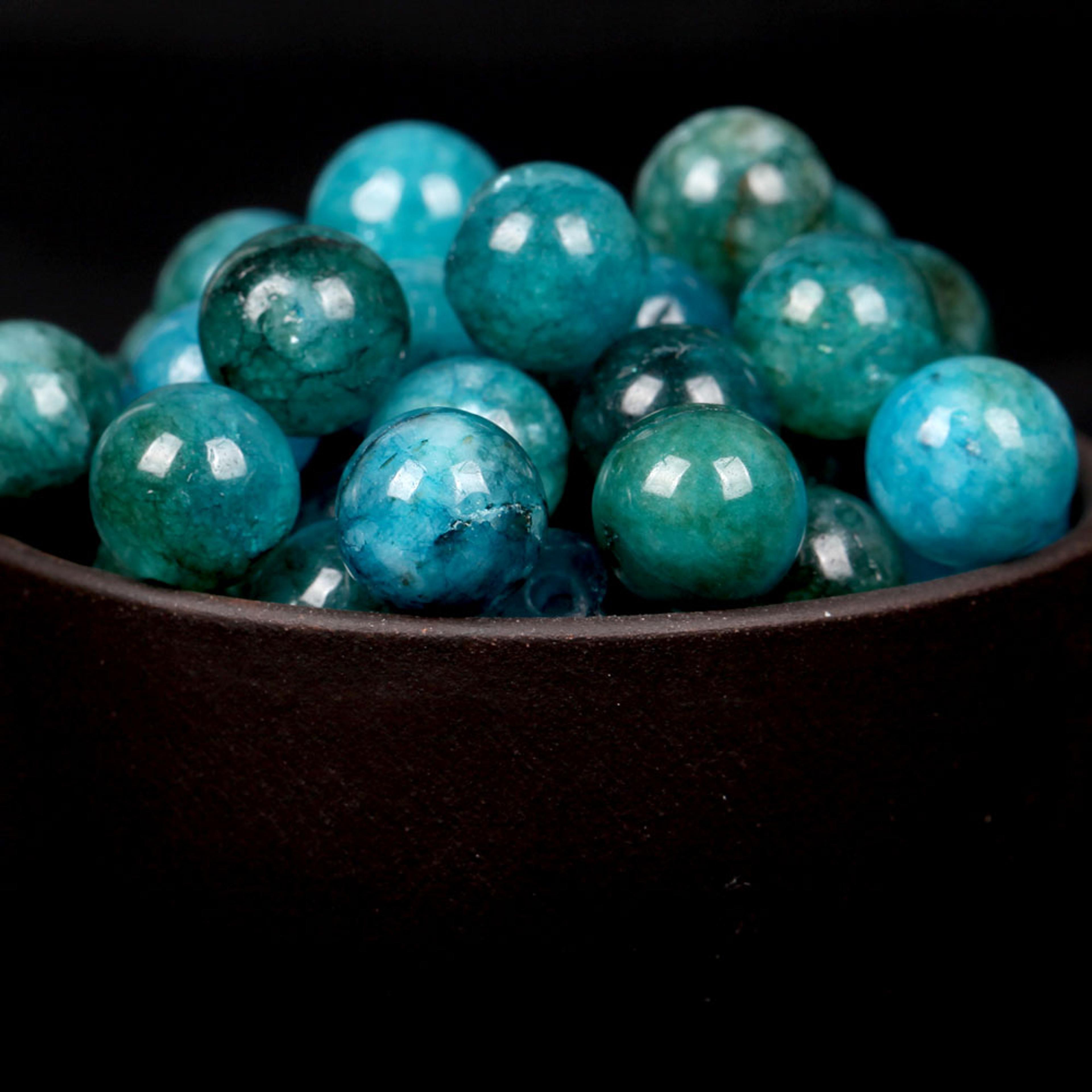 Natural Round Tiger Eye Amazonite Lava Turquoises Agates Jaspers Garnet Spacer Loose Stone Beads Fo 7