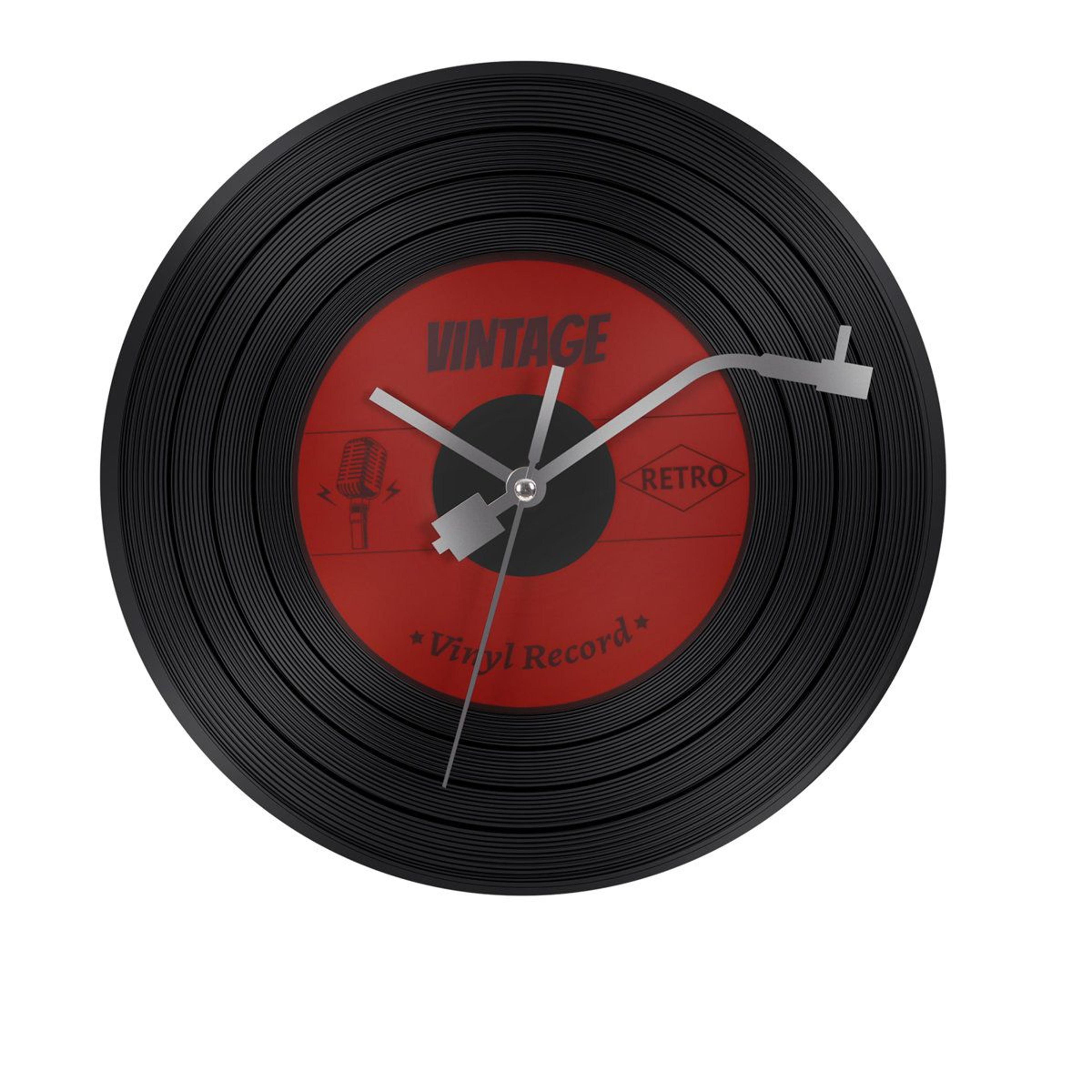 Retro Vinyl Record Wall Clock With Silent Quartz Movement 4