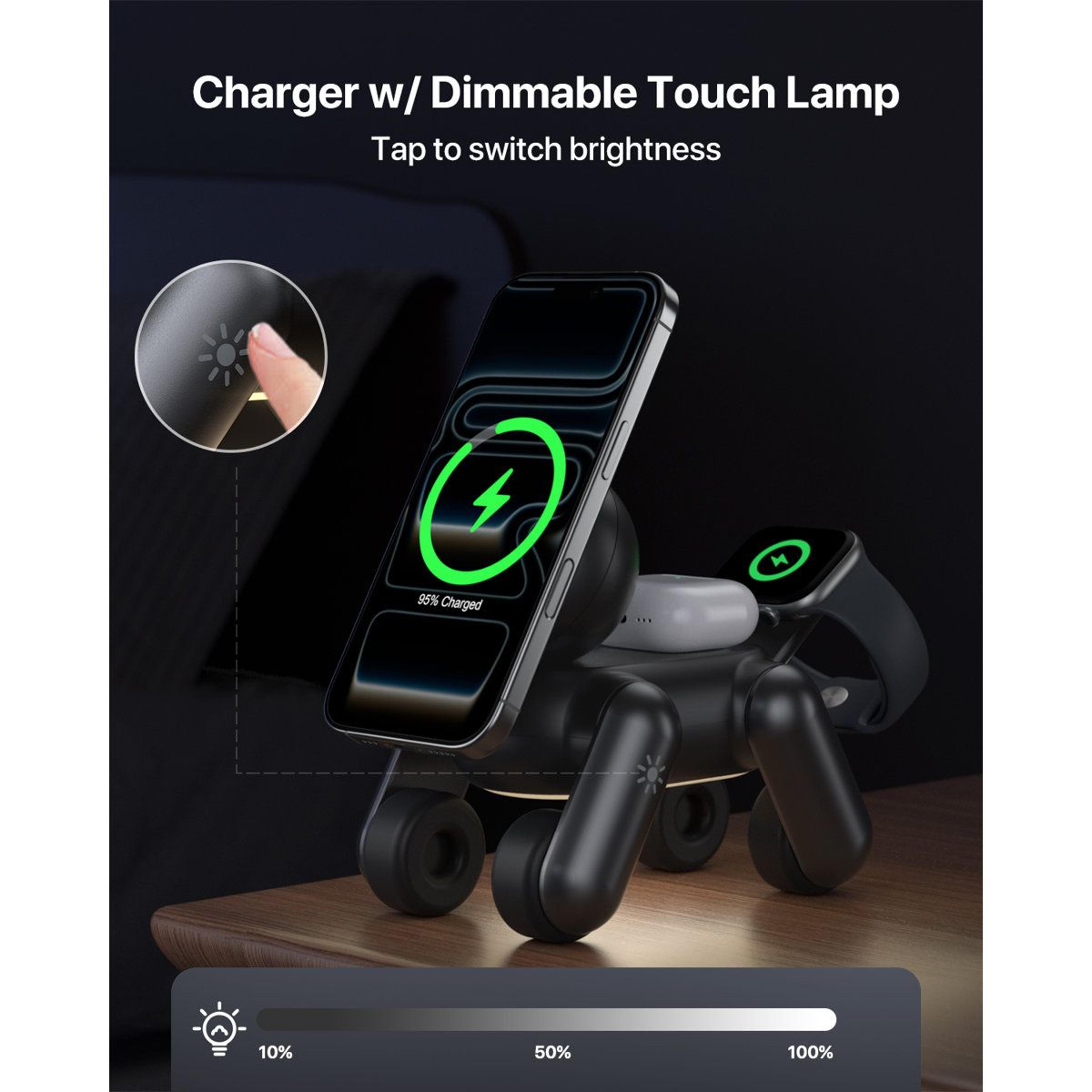 Waloo Puppy 3in1 Wireless Charging Station For IPhone Apple Watch And AirPods 3