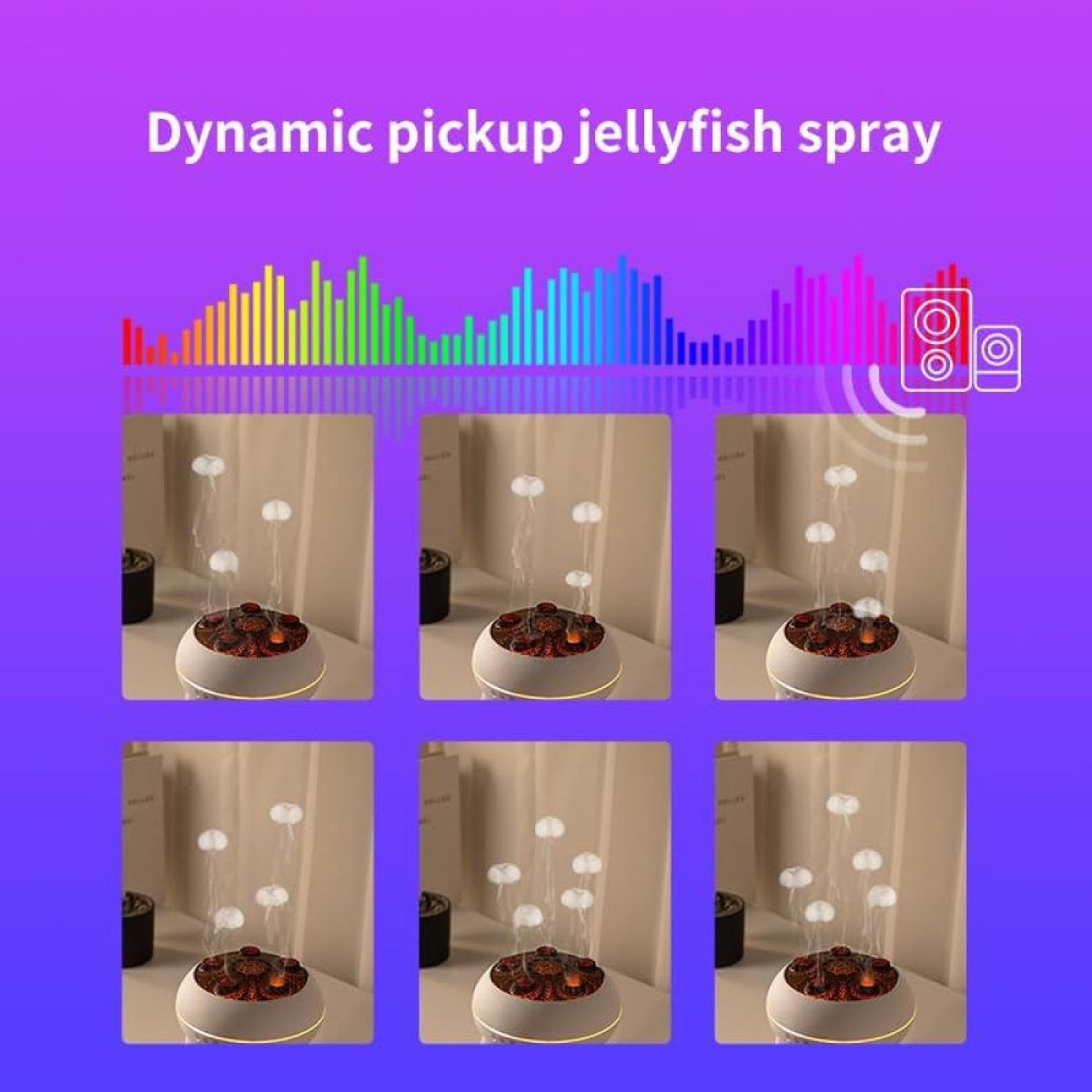 250ml Jellyfish Essential Oil Diffuser With Remote And 7 Color Lights 10