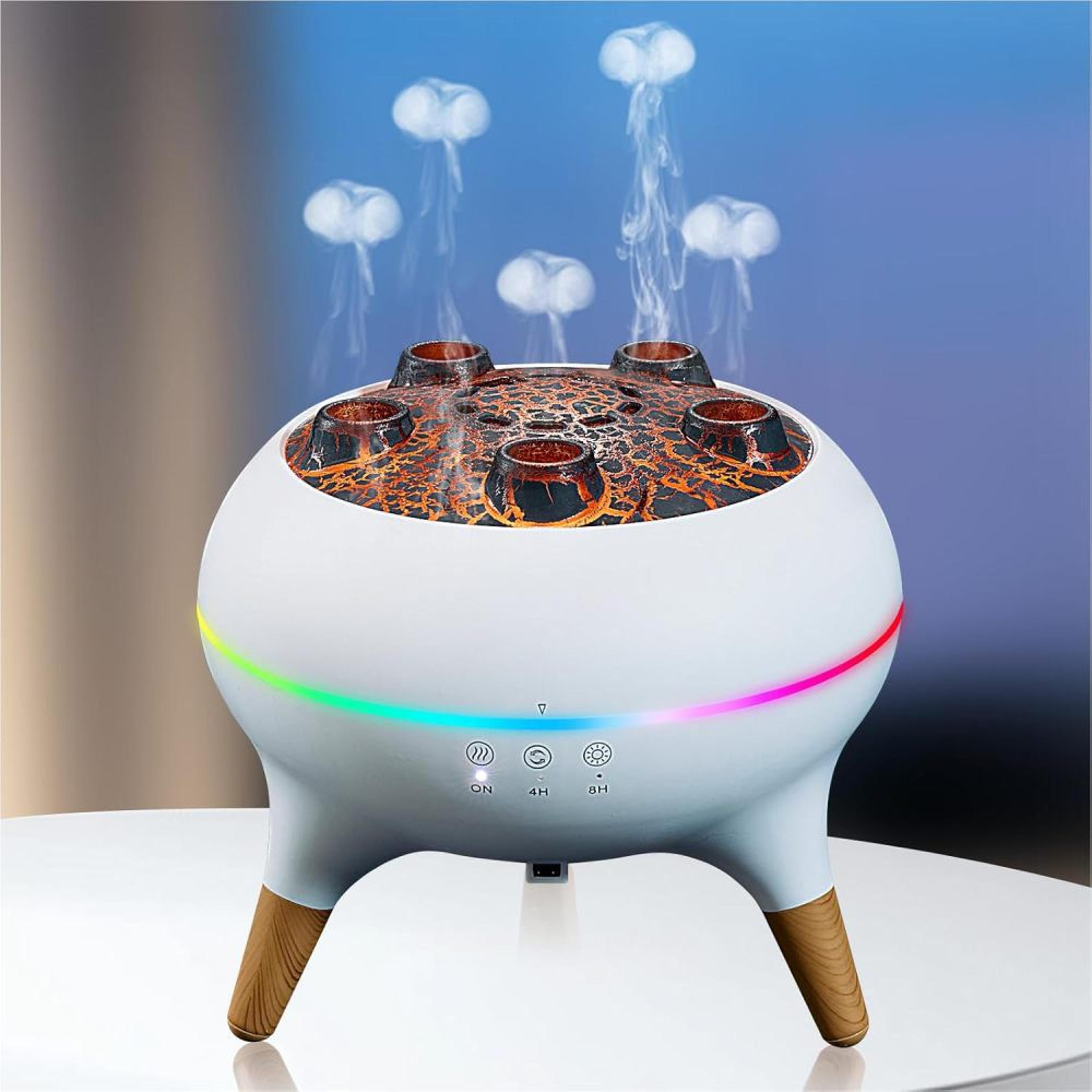 250ml Jellyfish Essential Oil Diffuser With Remote And 7 Color Lights 11