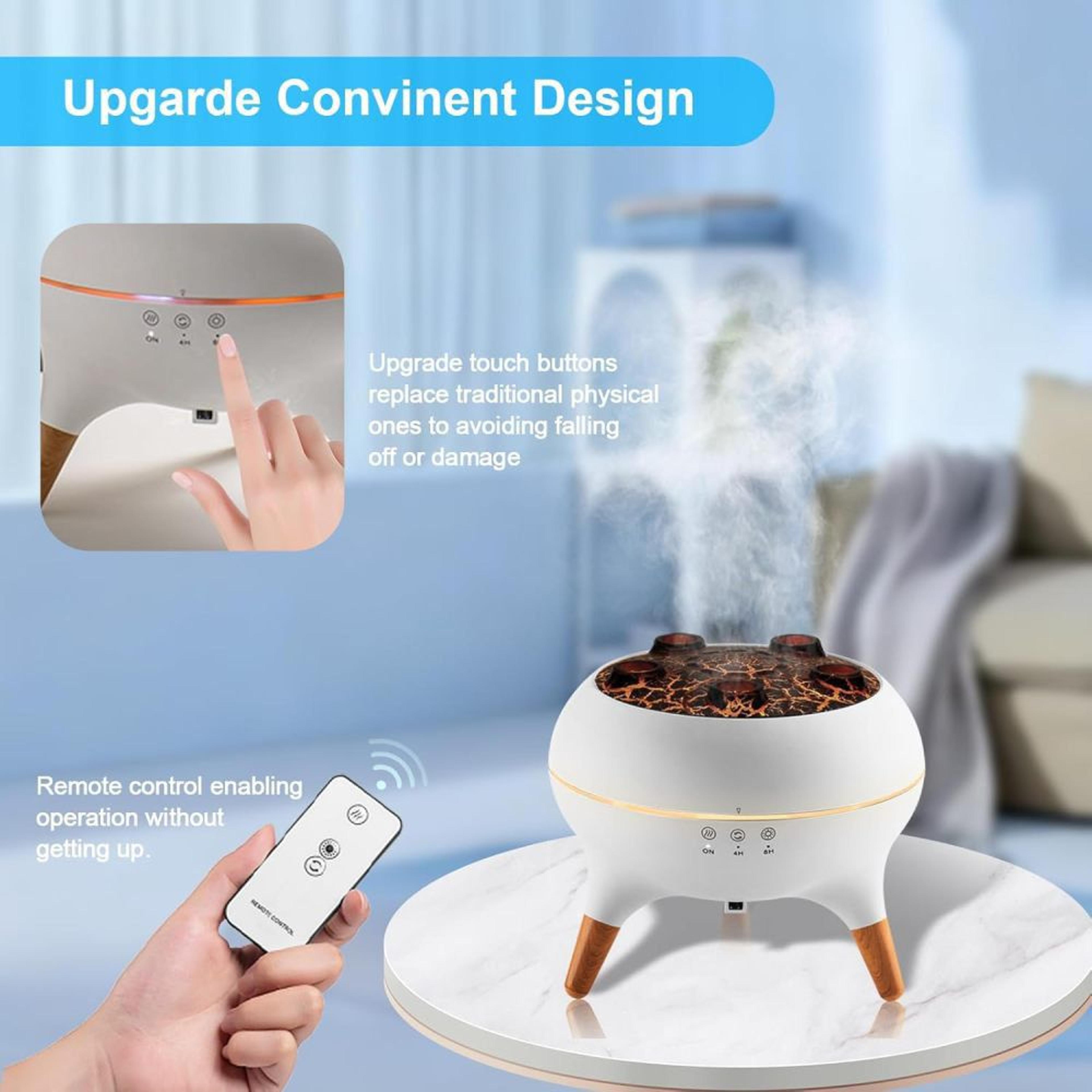 250ml Jellyfish Essential Oil Diffuser With Remote And 7 Color Lights 8