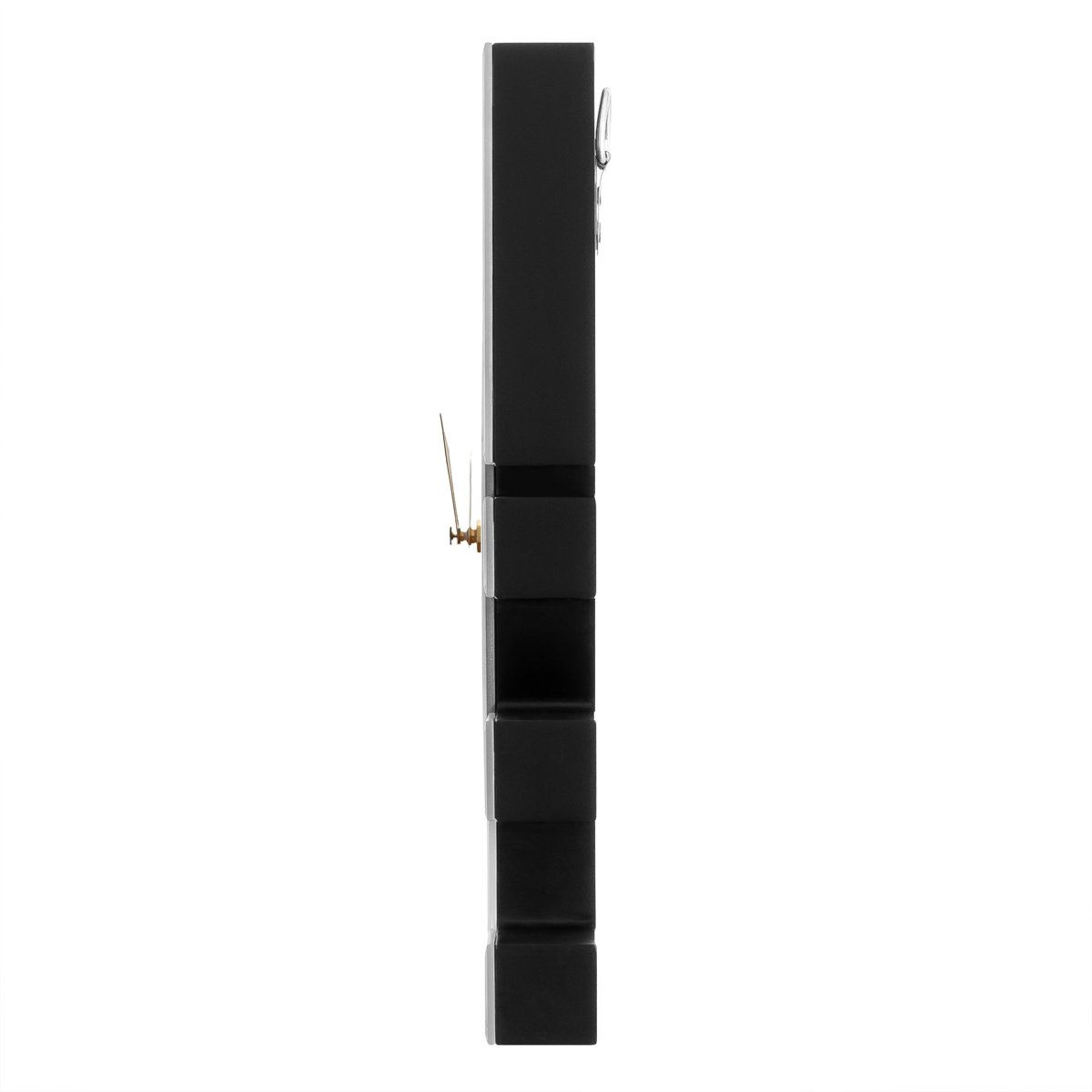LOVE Silver Mirrored Decorative Clock With Silent Quartz Movement 2