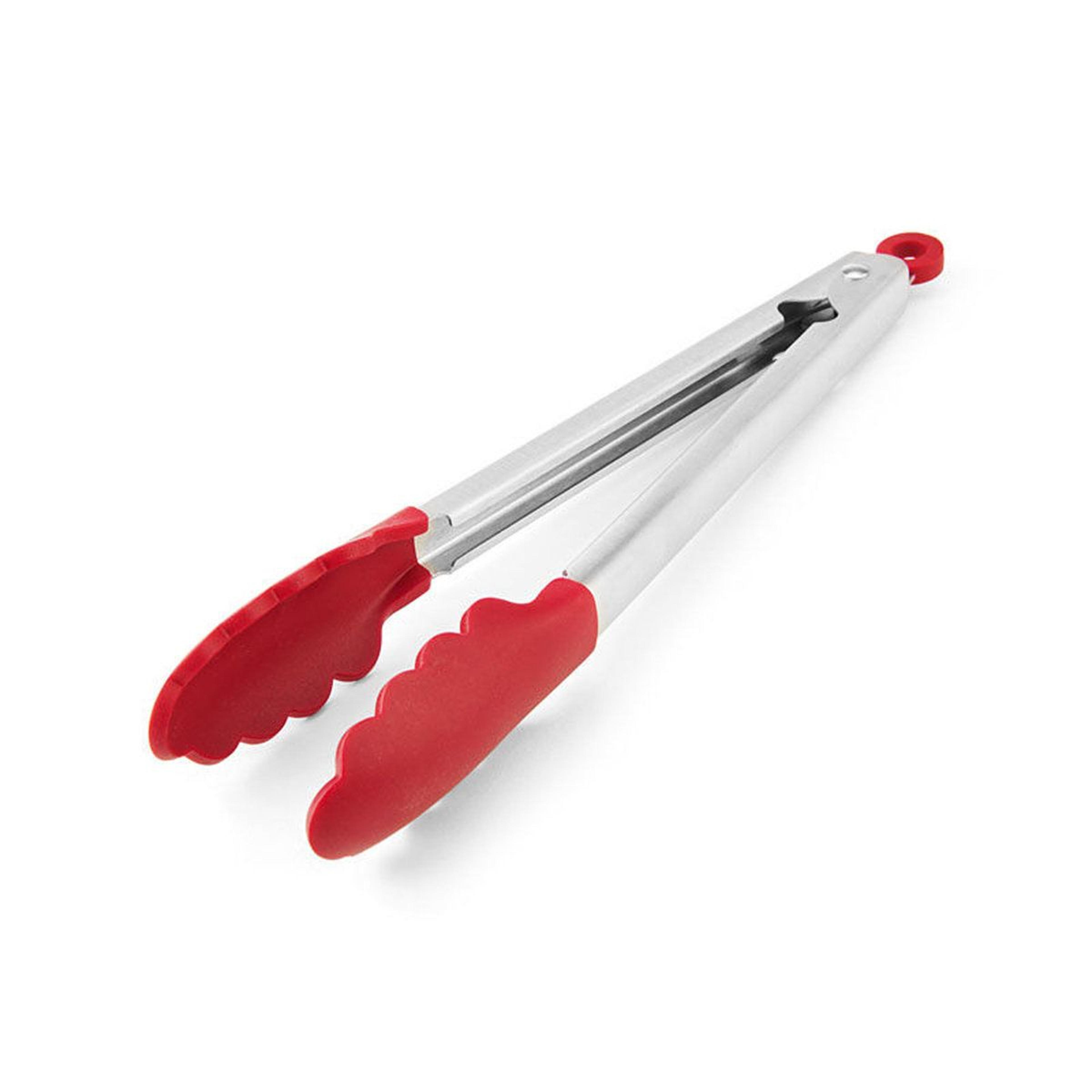 silicone kitchen tongs 11.5 inch stainless steel locking tongs