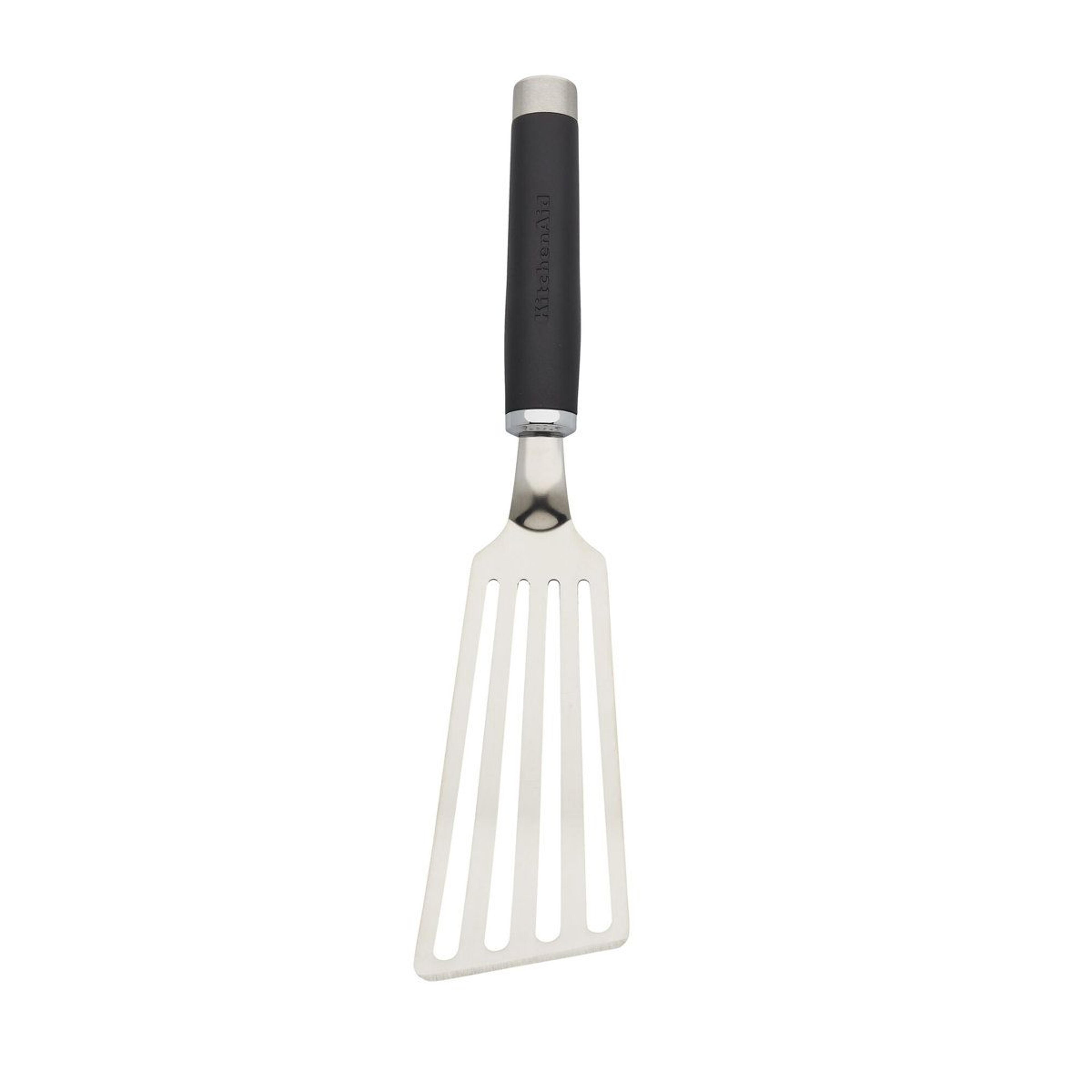 kitchenaid gourmet stainless steel flex turner for fish eggs pancakes and delicate foods