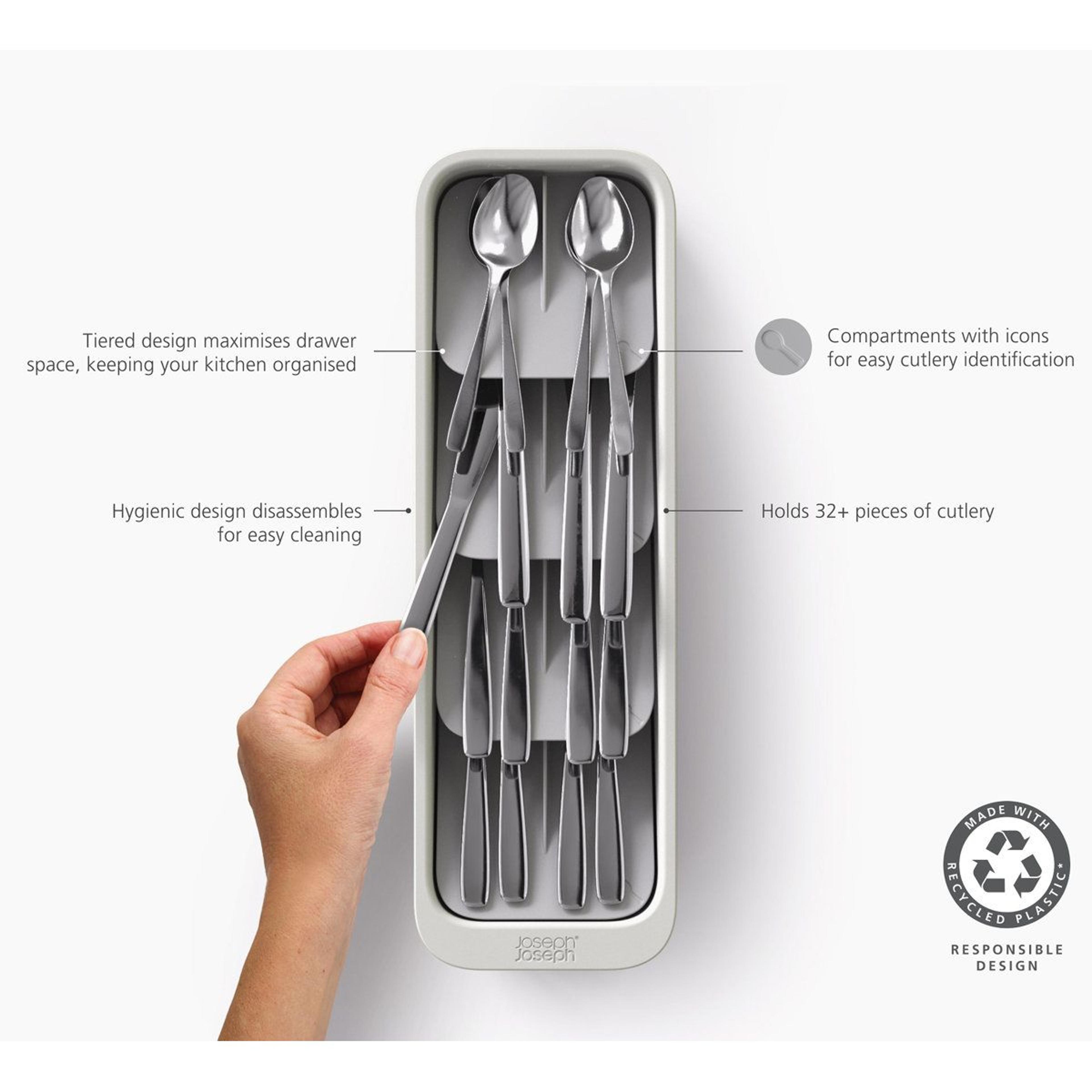 Joseph Joseph DrawerStore Compact Cutlery Organizer For Space Saving Kitchen Drawers 1