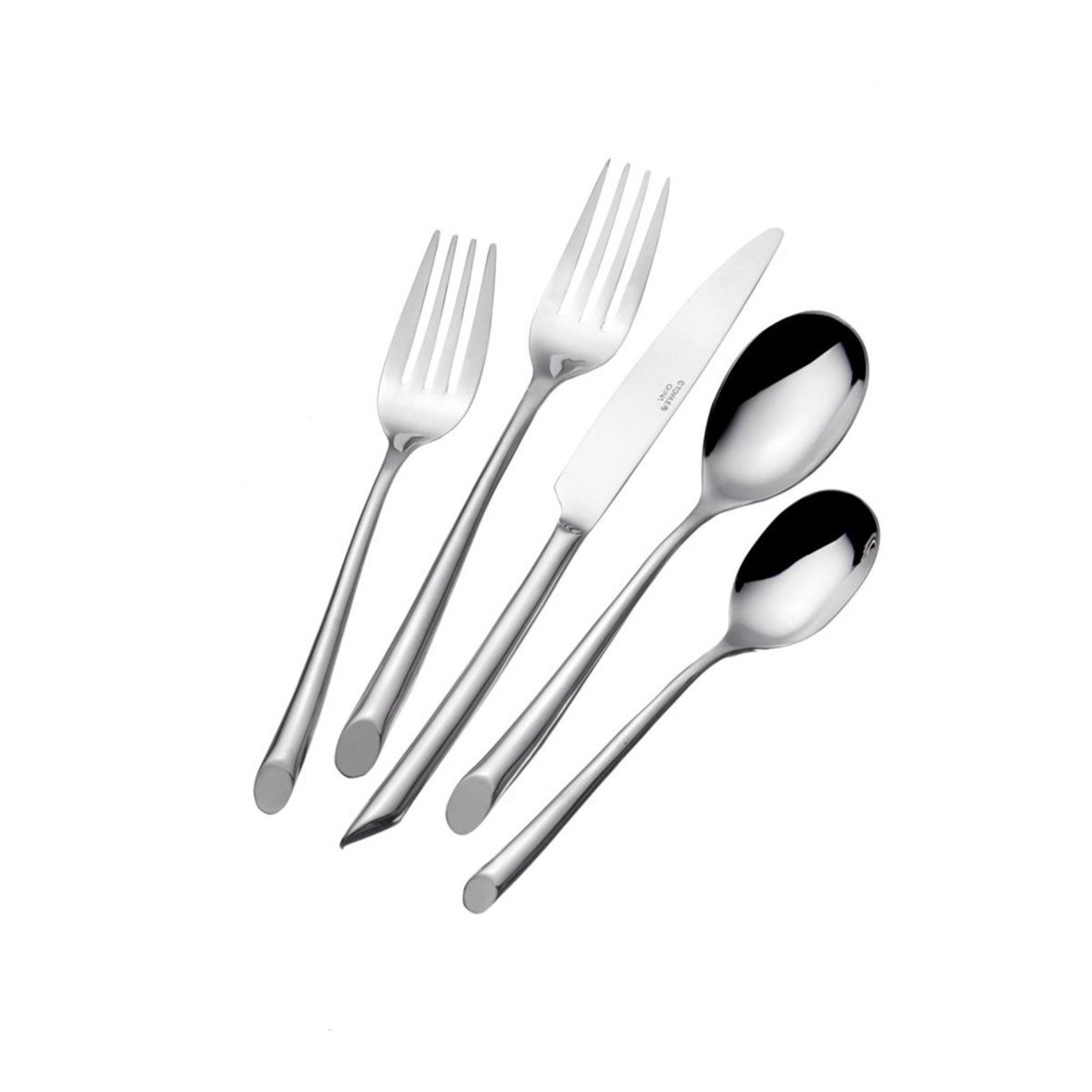 towle living wave 20 piece stainless steel flatware set service for 4
