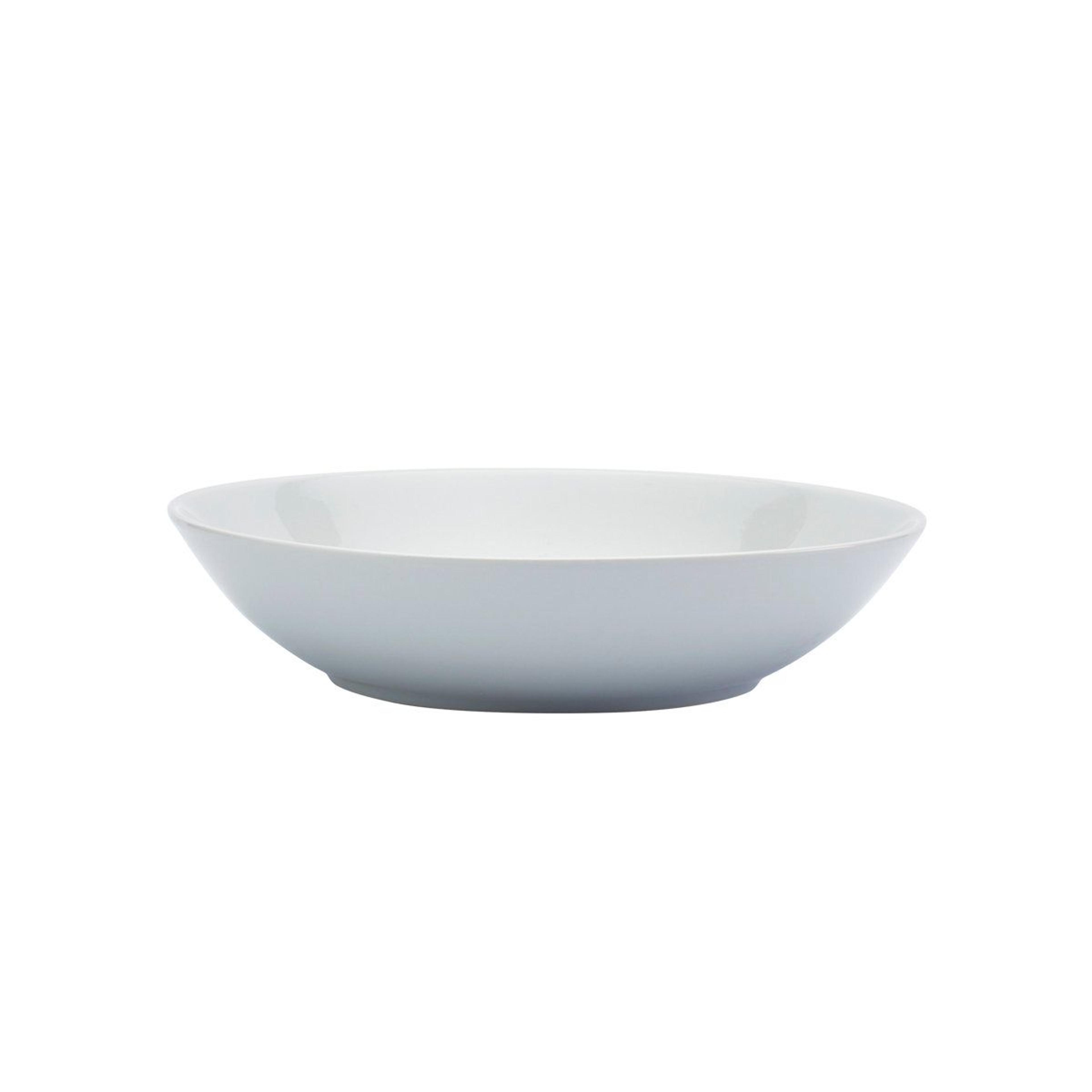Denmark 12 Piece Porcelain Dinnerware Set For 4 With Stackable Plates And Bowls 8