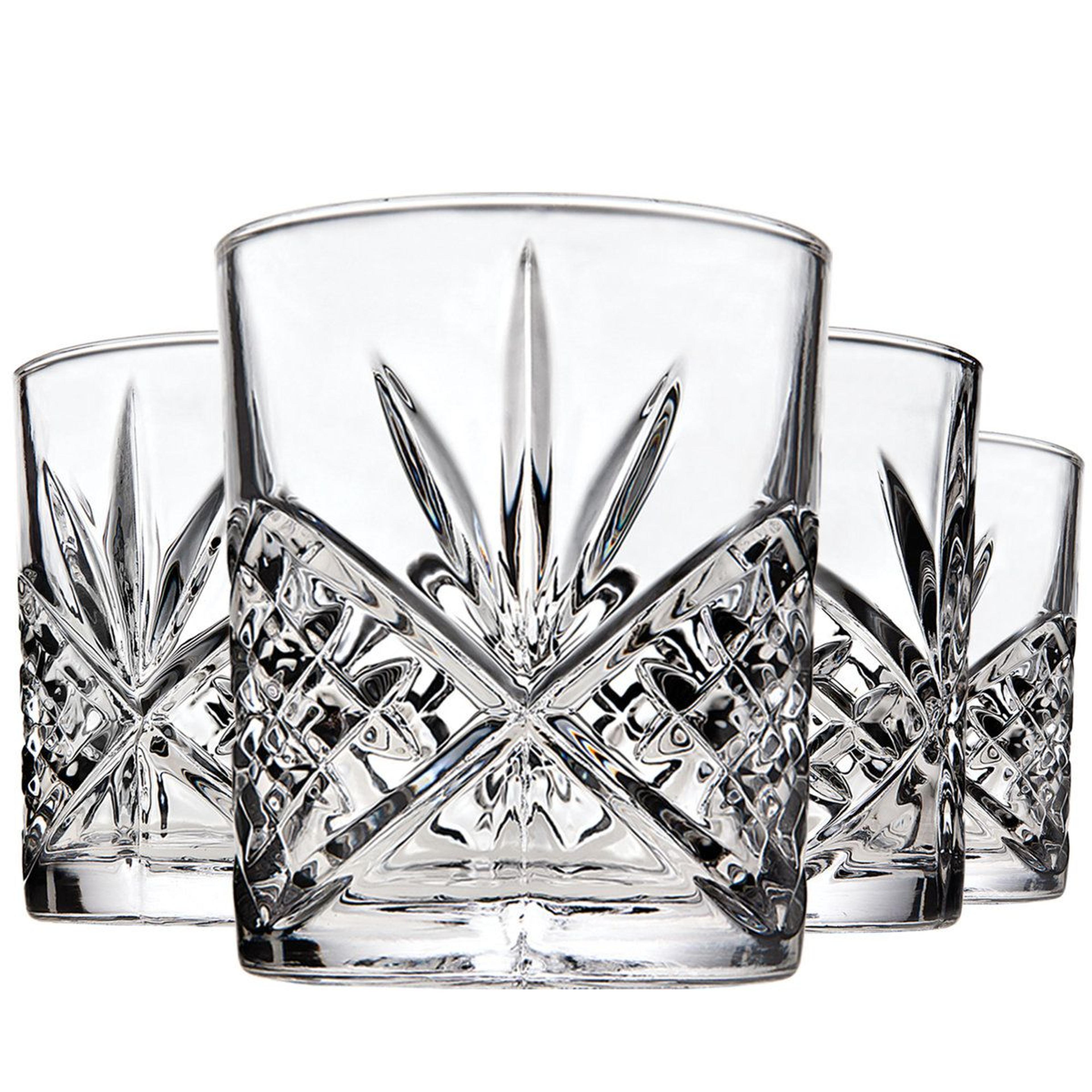 Godinger Dublin Crystal Whiskey Glasses 11 Oz Set Of 4 Double Old Fashioned Glasses 3