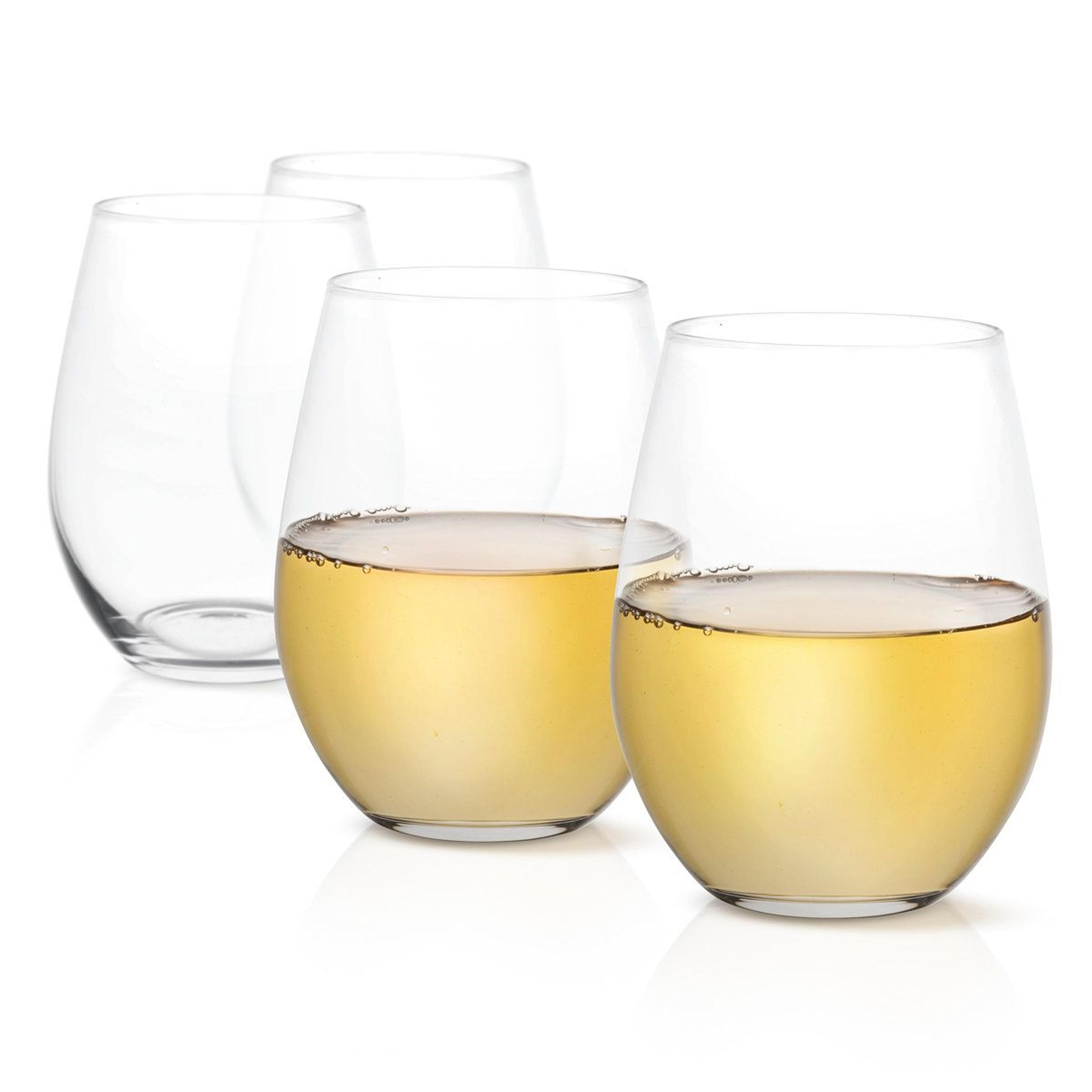 19 Oz Stemless Wine Glasses Set Of 4 For Red Wine White Wine And Cocktails 3