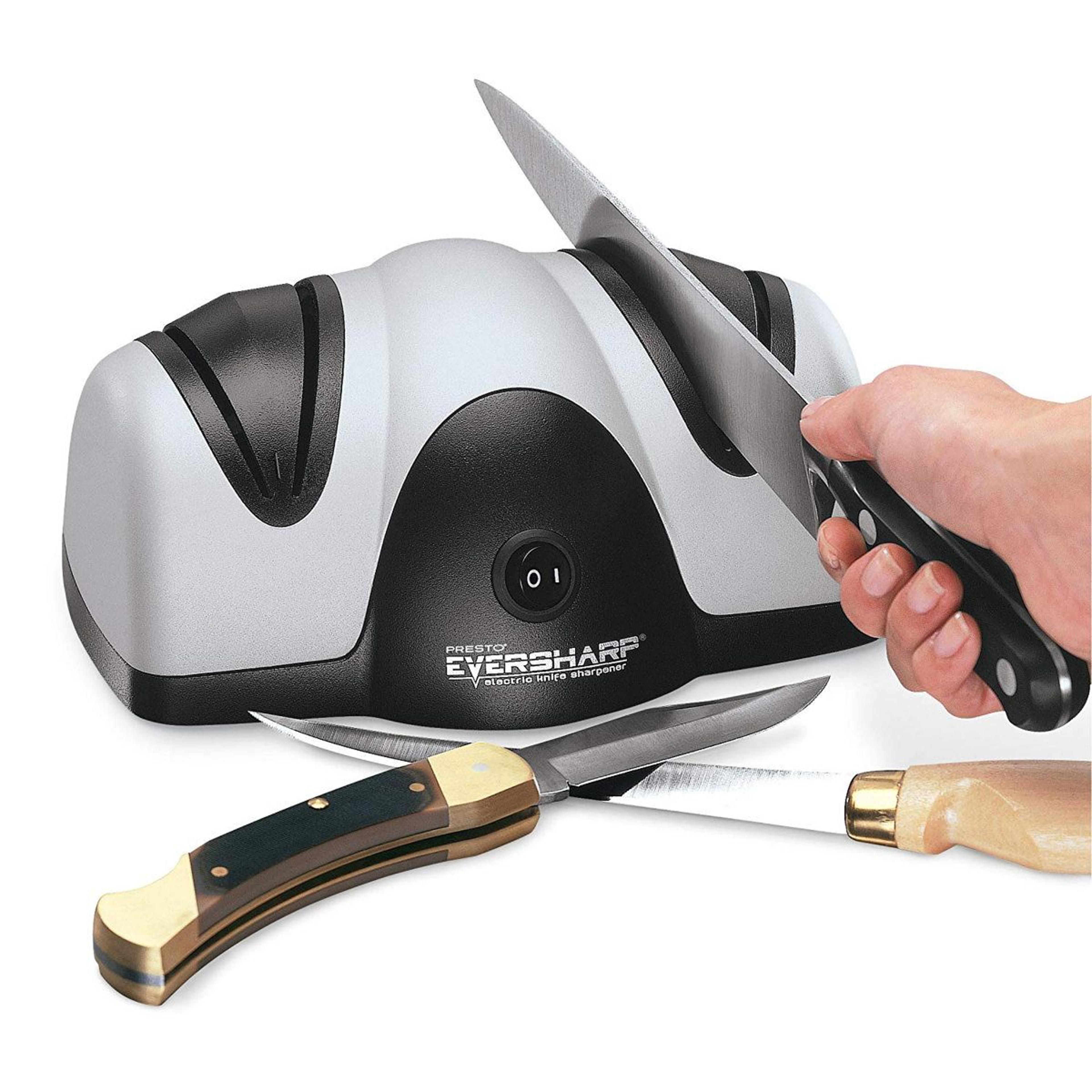 EverSharp Electric Knife Sharpener Professional 2 Stage Blade Honing System 4