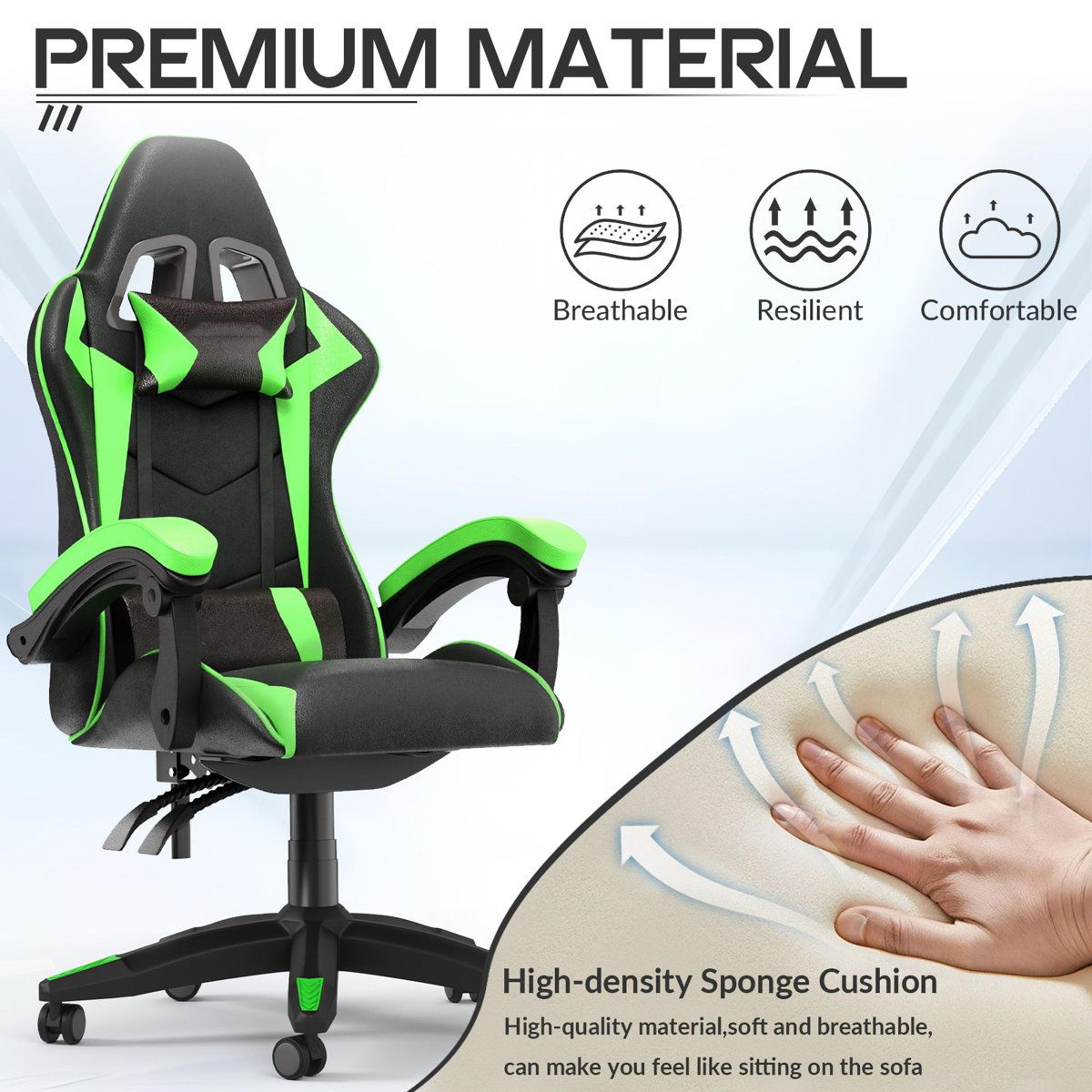 Stephen Ergonomic Gaming Chair Adjustable Reclining PC  Racing Seat 5