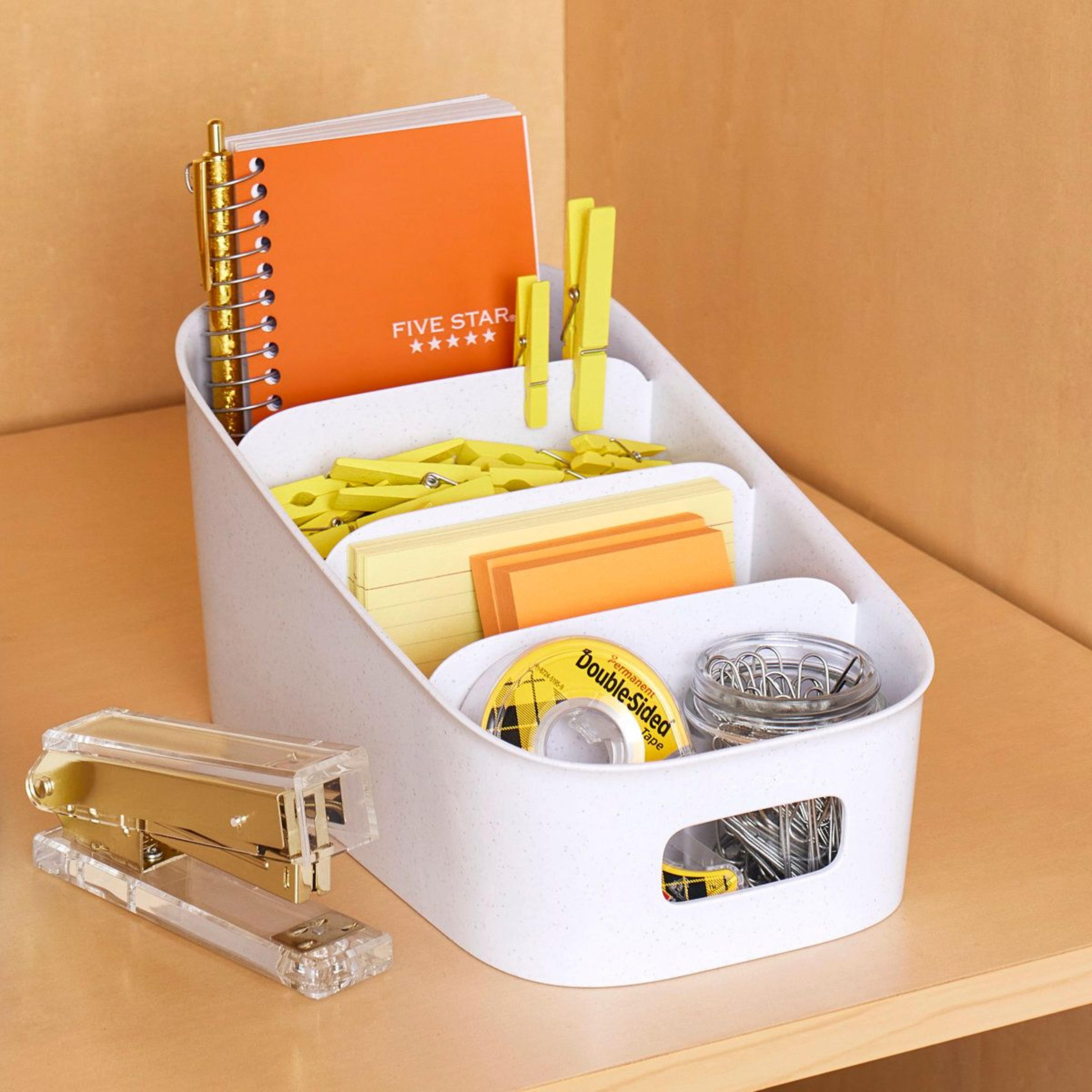 4-tier pantry packet organizer and tiered kitchen storage bin