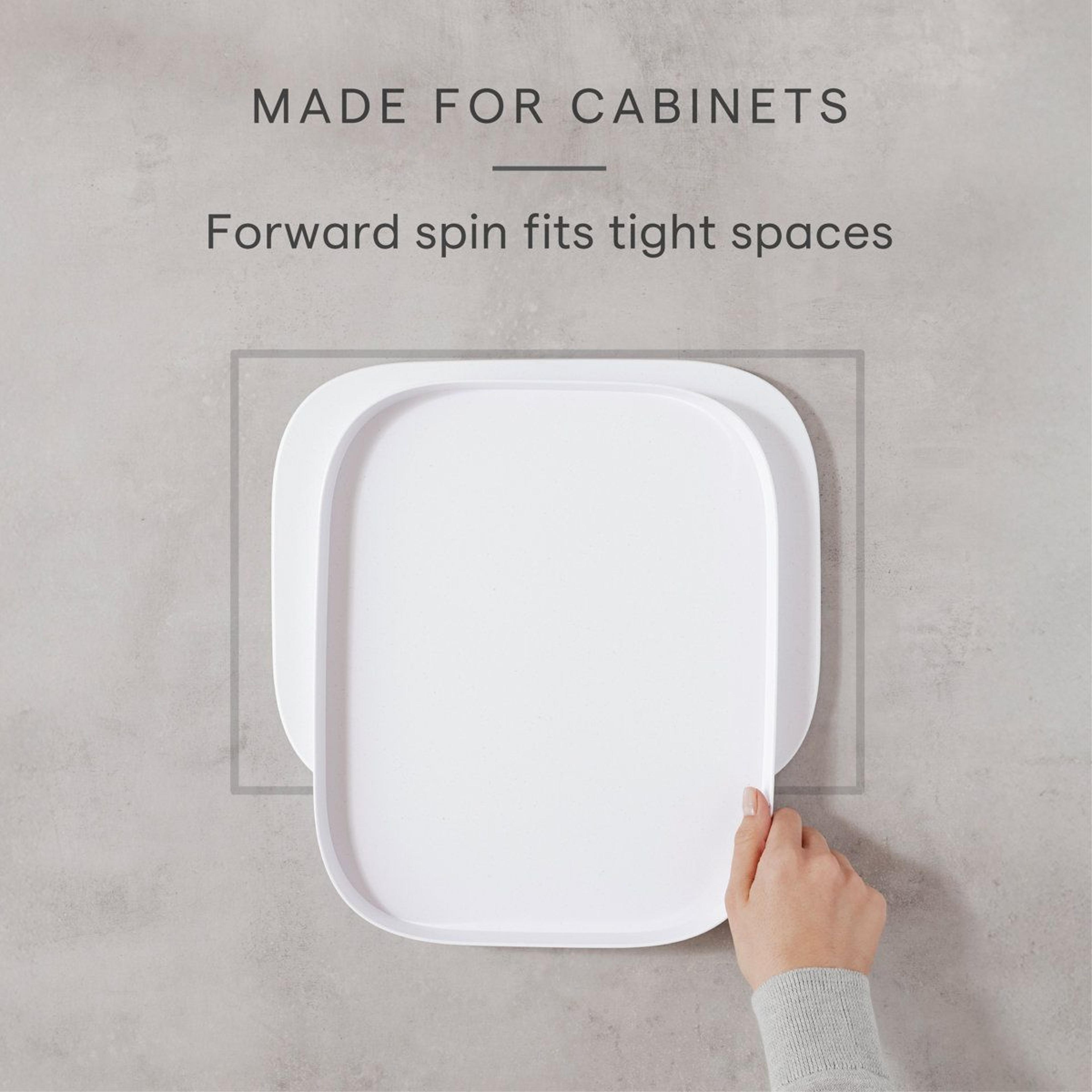 MagicTrack Rectangle Turntable Efficient Cabinet Organizer And Pantry Lazy Susan 5
