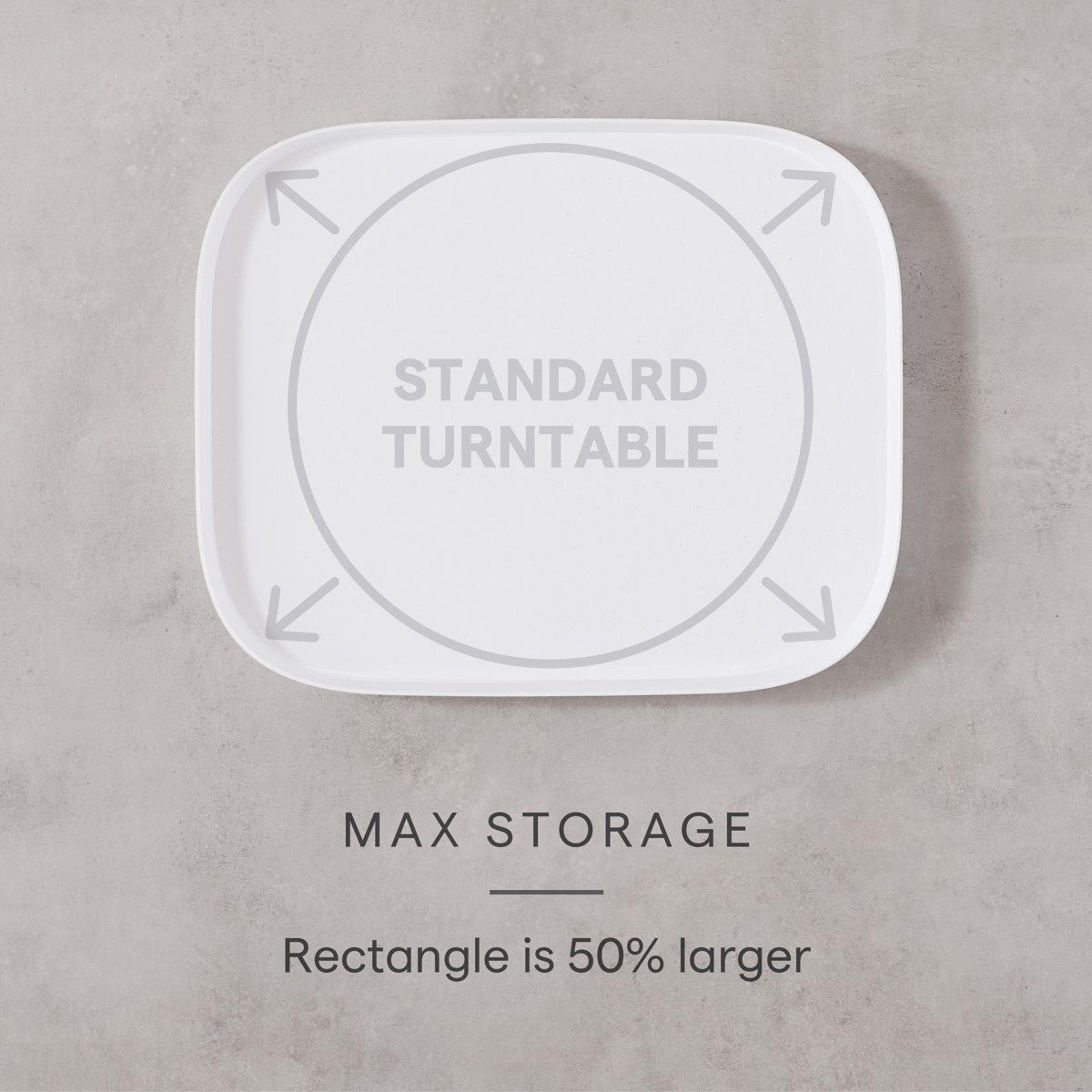 MagicTrack Rectangle Turntable Efficient Cabinet Organizer And Pantry Lazy Susan 6
