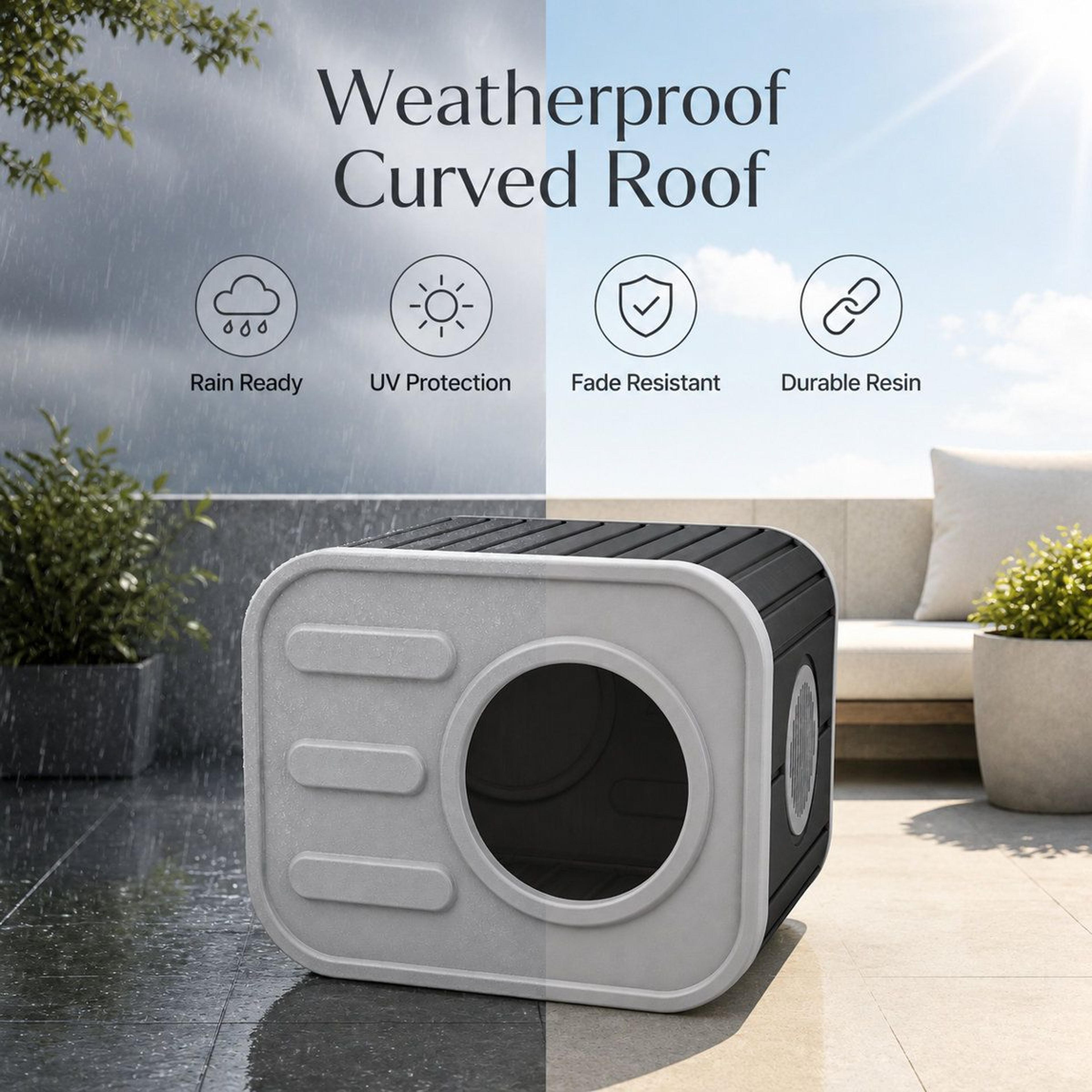 Durable Weatherproof Outdoor Cat House And Indoor Cat Condo 4