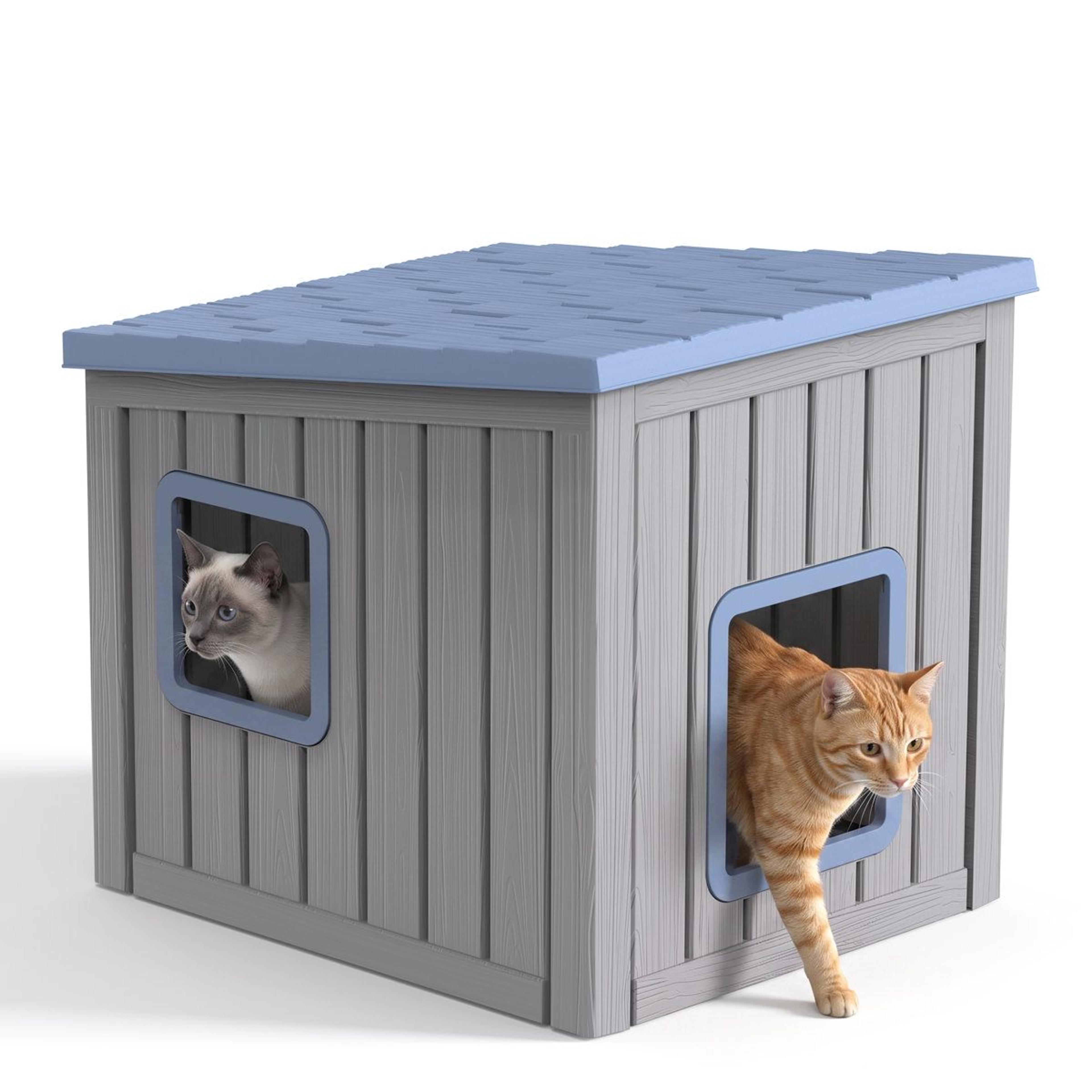Pet House Durable Outdoor Cat Shelter And Small Dog House 12