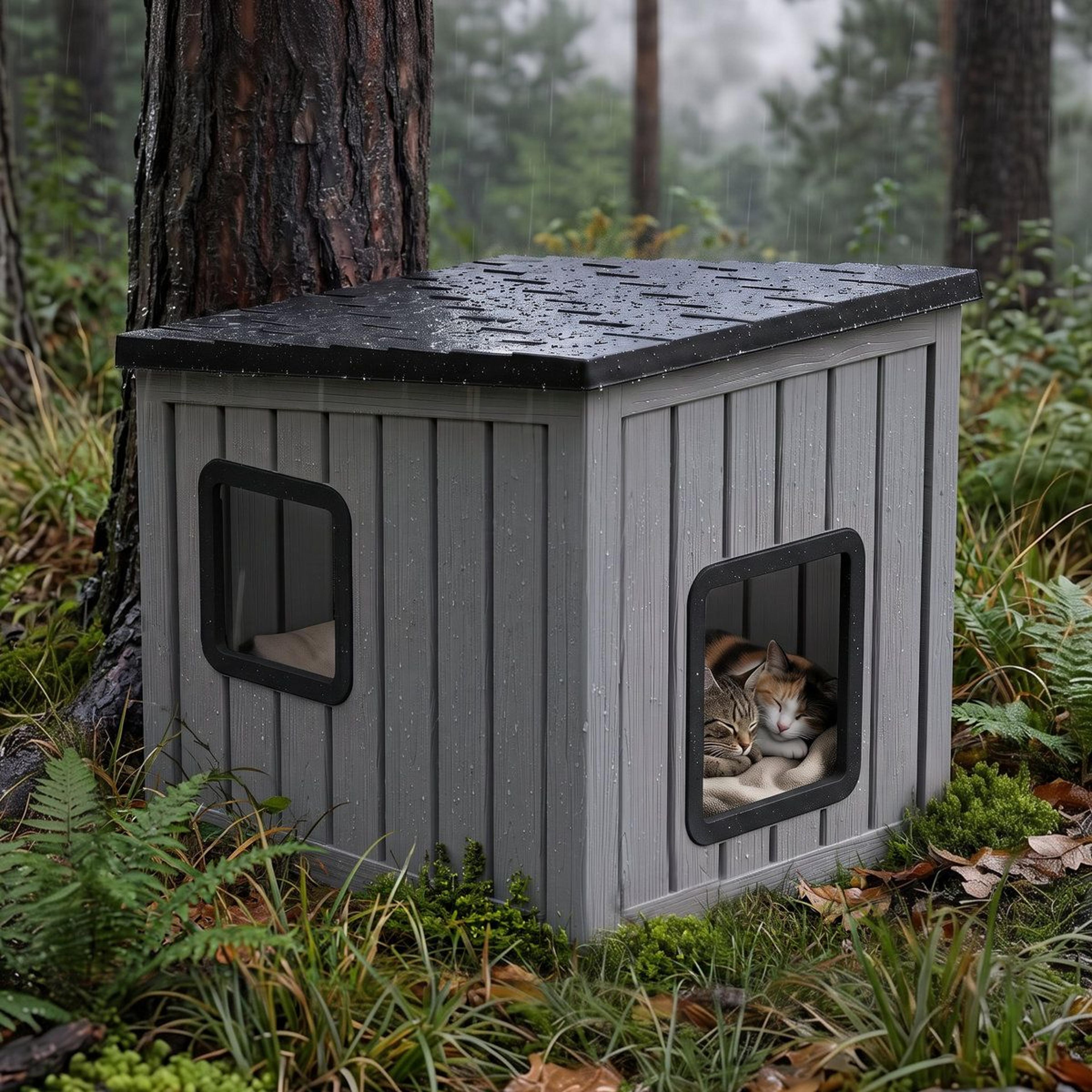 Pet House Durable Outdoor Cat Shelter And Small Dog House 10
