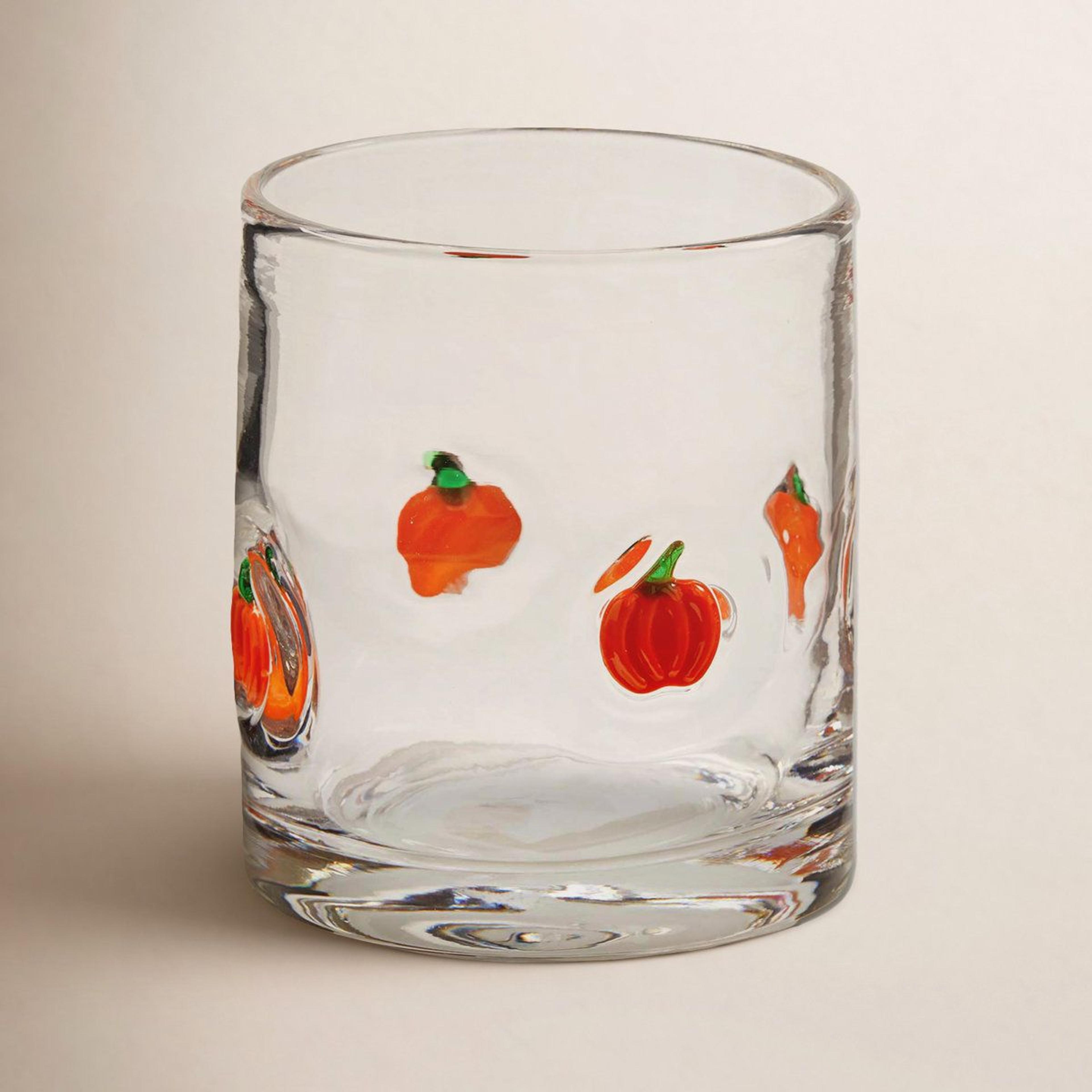 halloween pumpkin dof glassware festive fall table decor