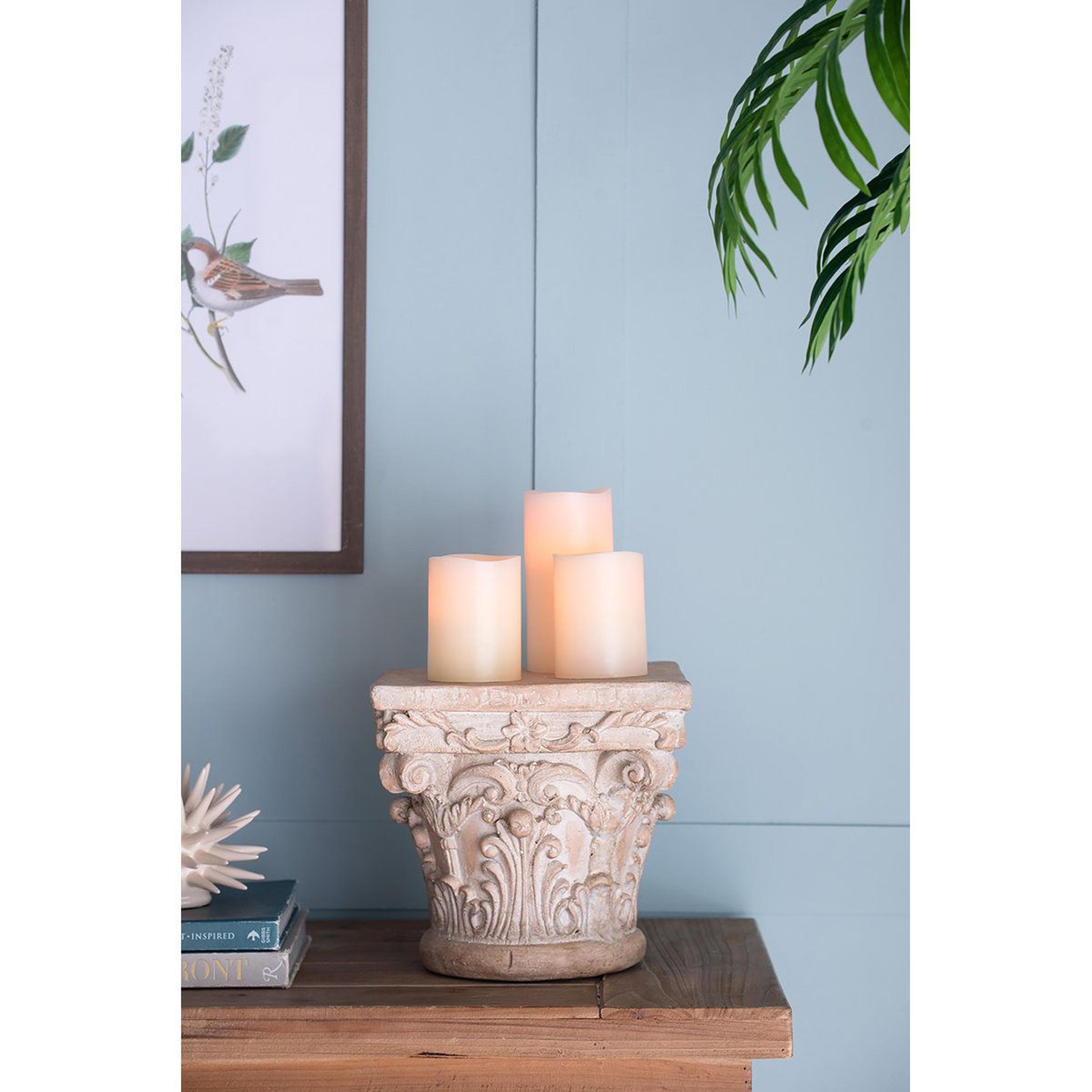 Roman Style Outdoor Pedestal Stand  Decorative Garden Column 3