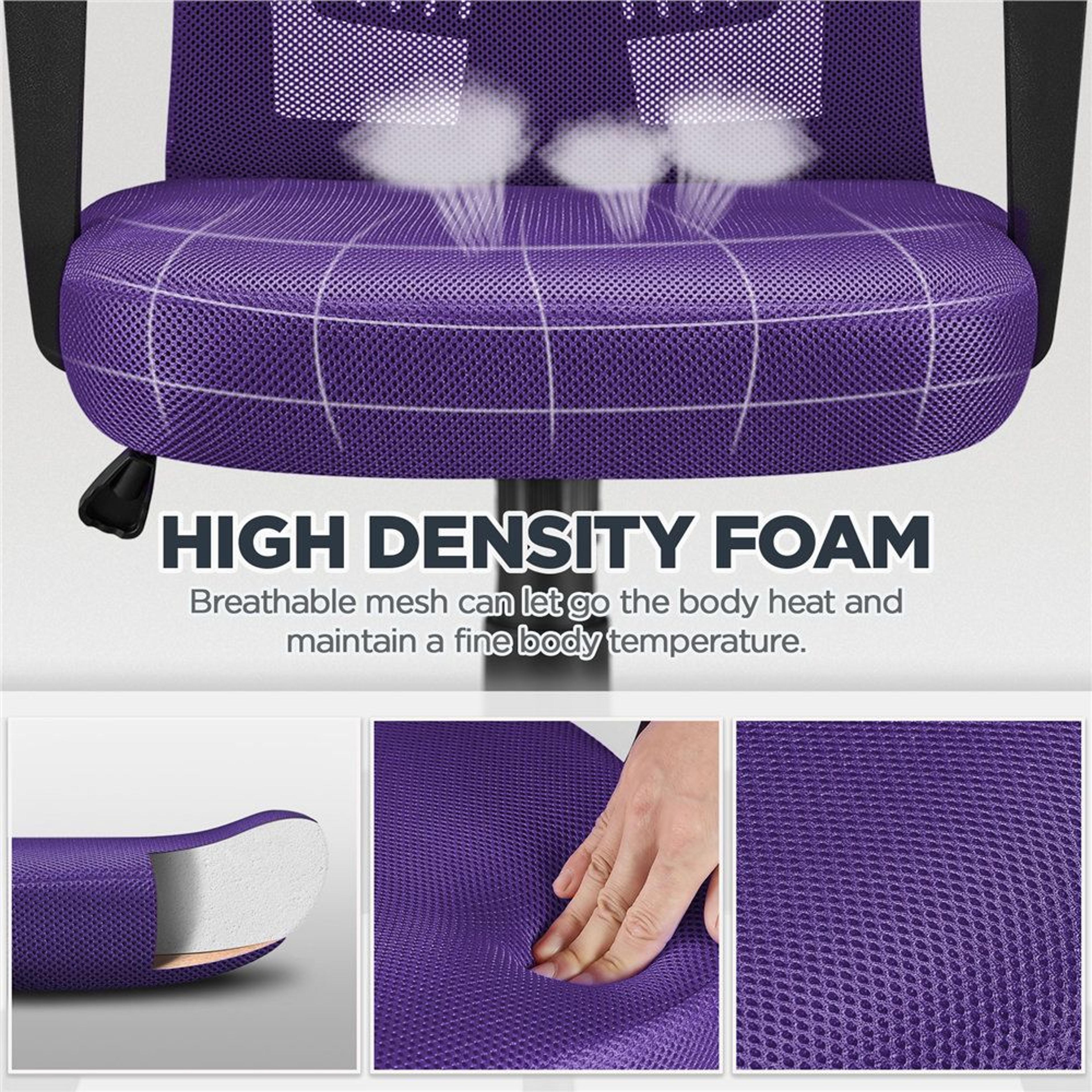Mesh Office Chair With Lumbar Support And Adjustable Tilt 5