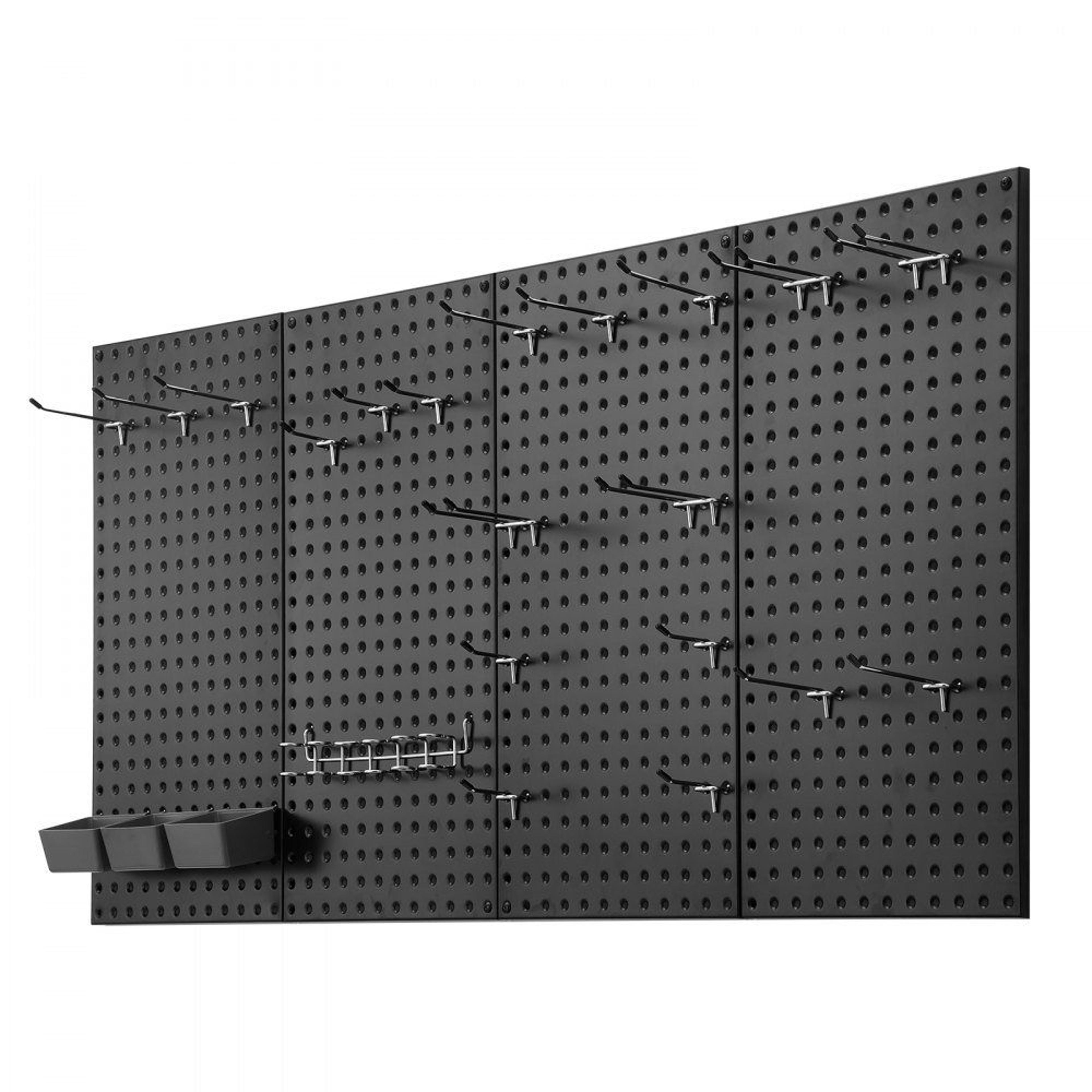 metal pegboard panels 24 x 12 wall organizer set for garage tool storage