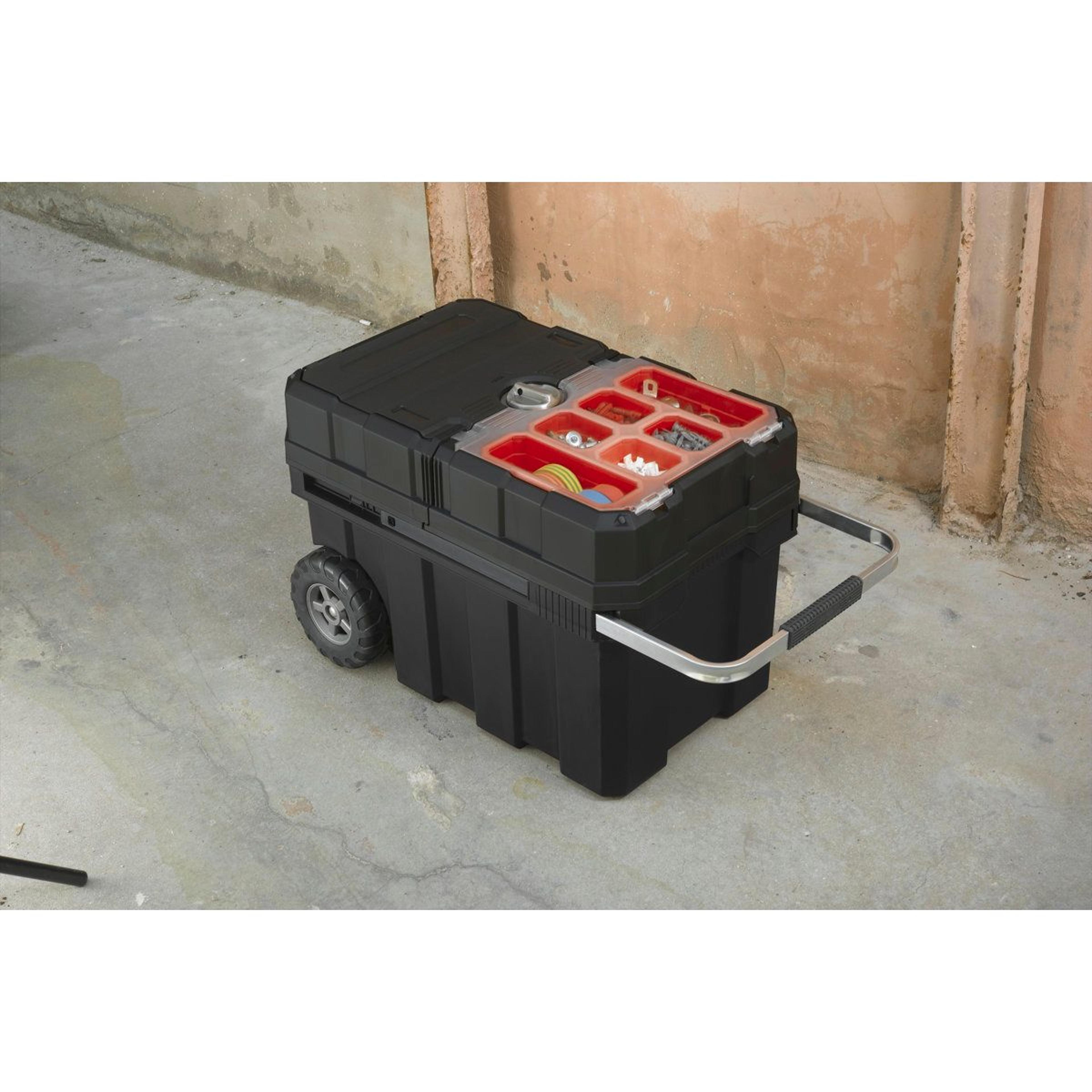 New Masterloader Durable Resin Portable Rolling Tool Box Organizer 10