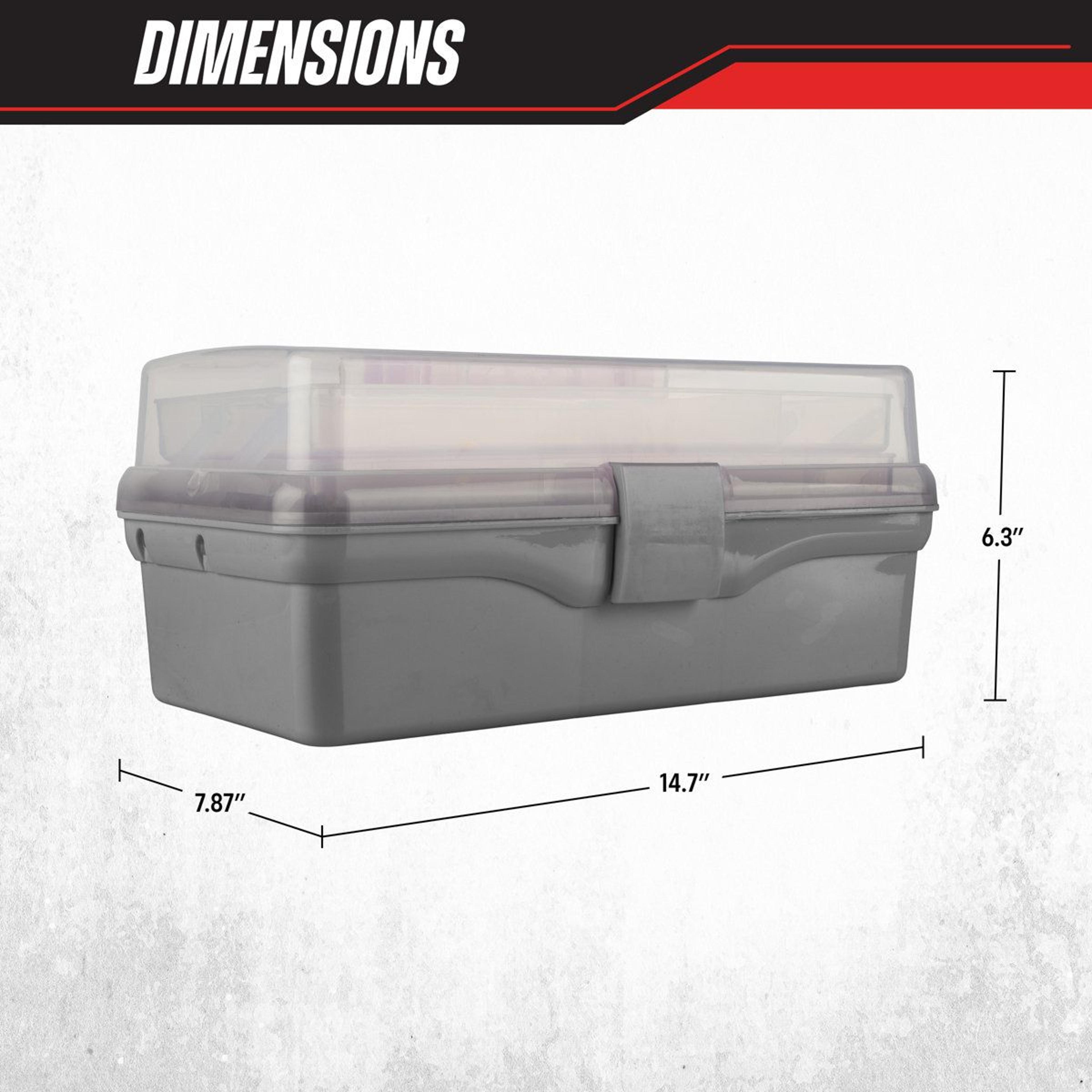 3 Layer Portable Craft Organizer Box And Storage Caddy 6