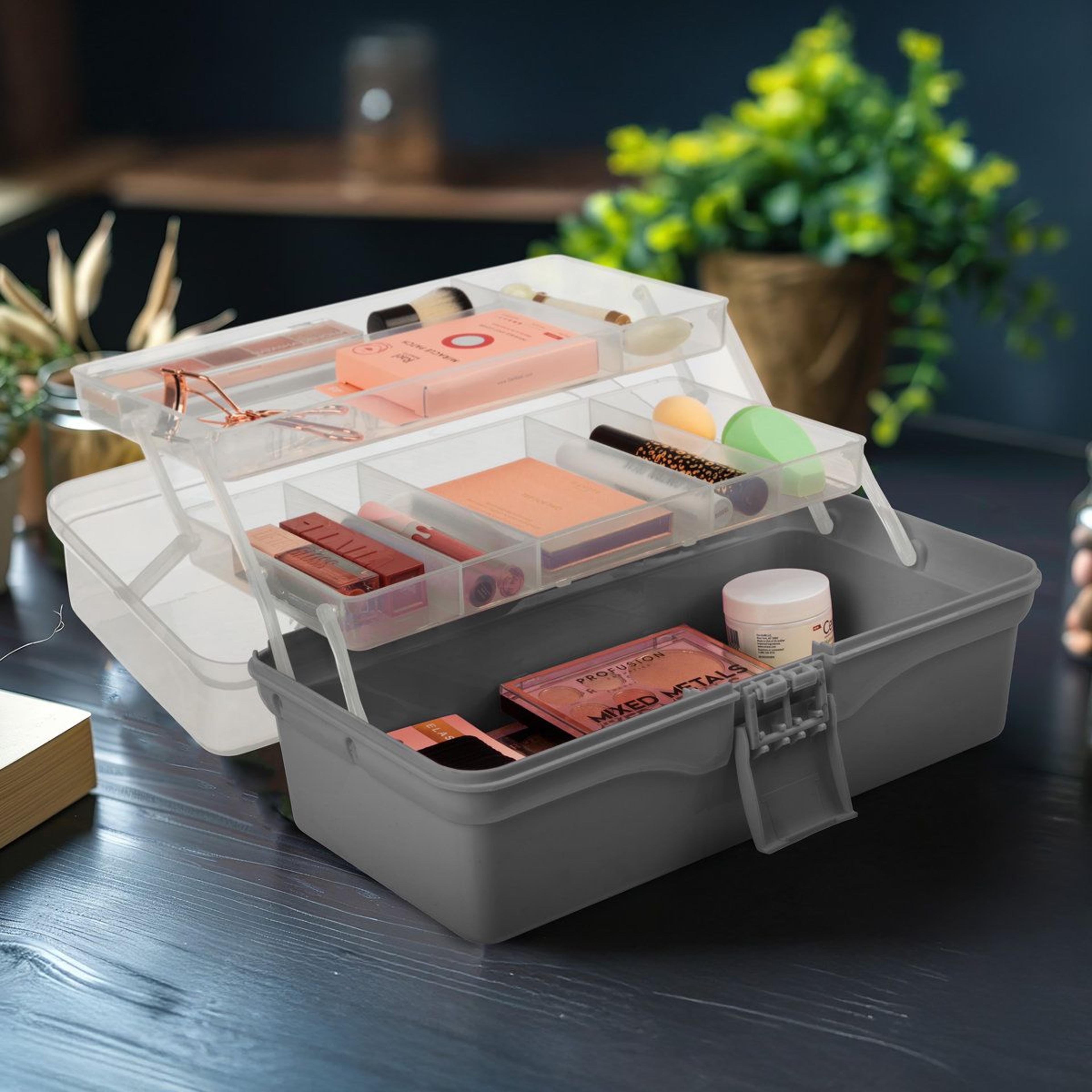 3 Layer Portable Craft Organizer Box And Storage Caddy 5