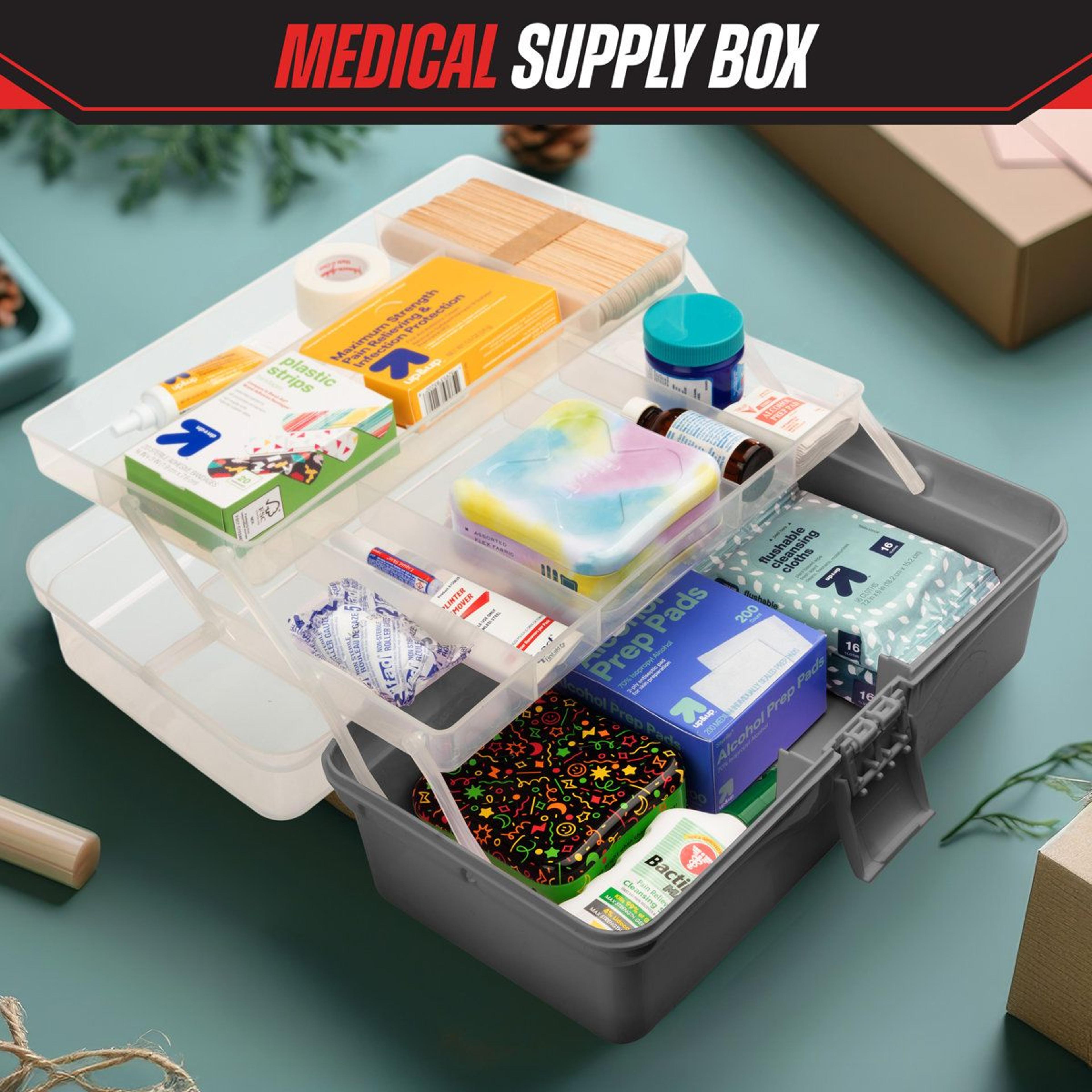 3 Layer Portable Craft Organizer Box And Storage Caddy 4