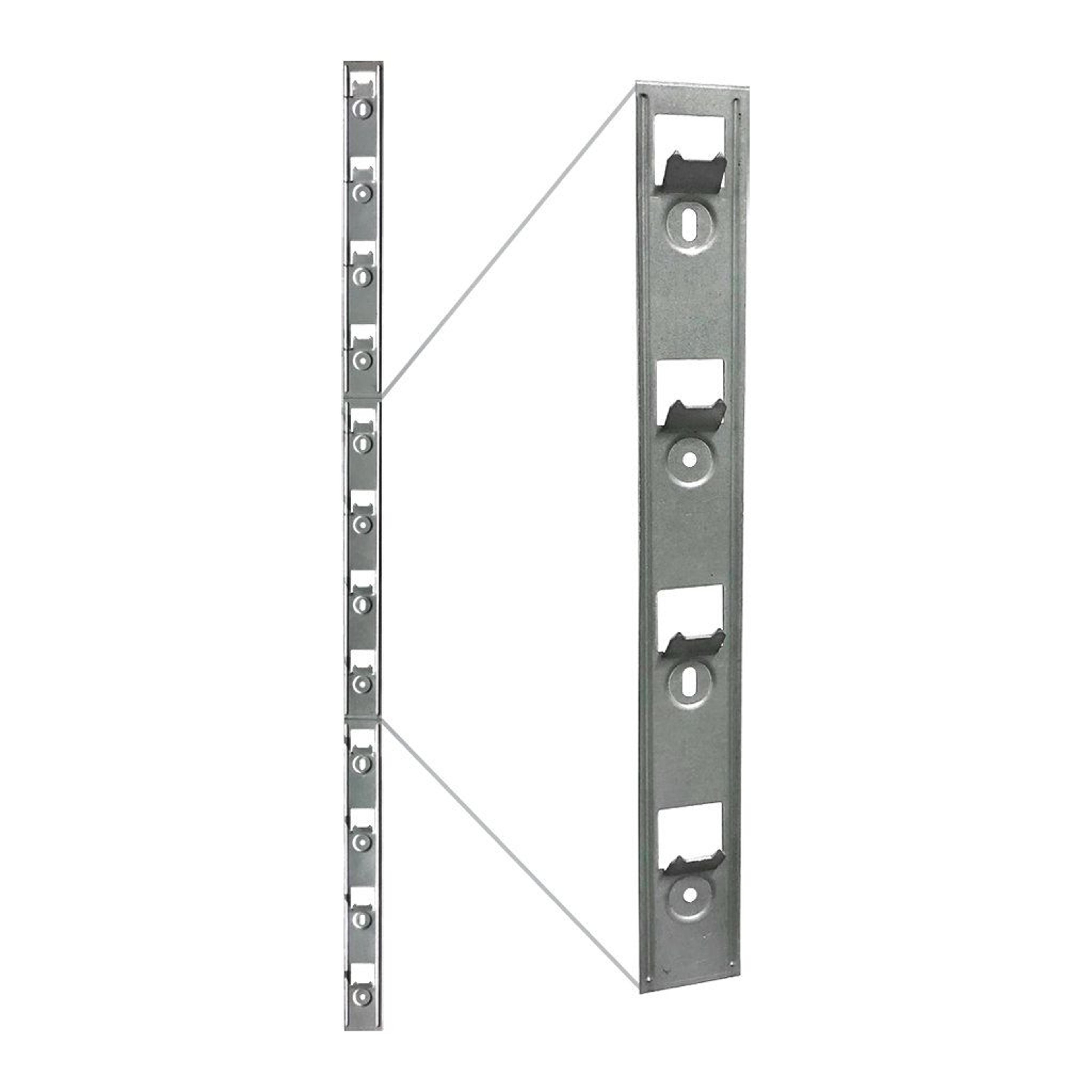 standard duty installstrip slatwall mounting solution