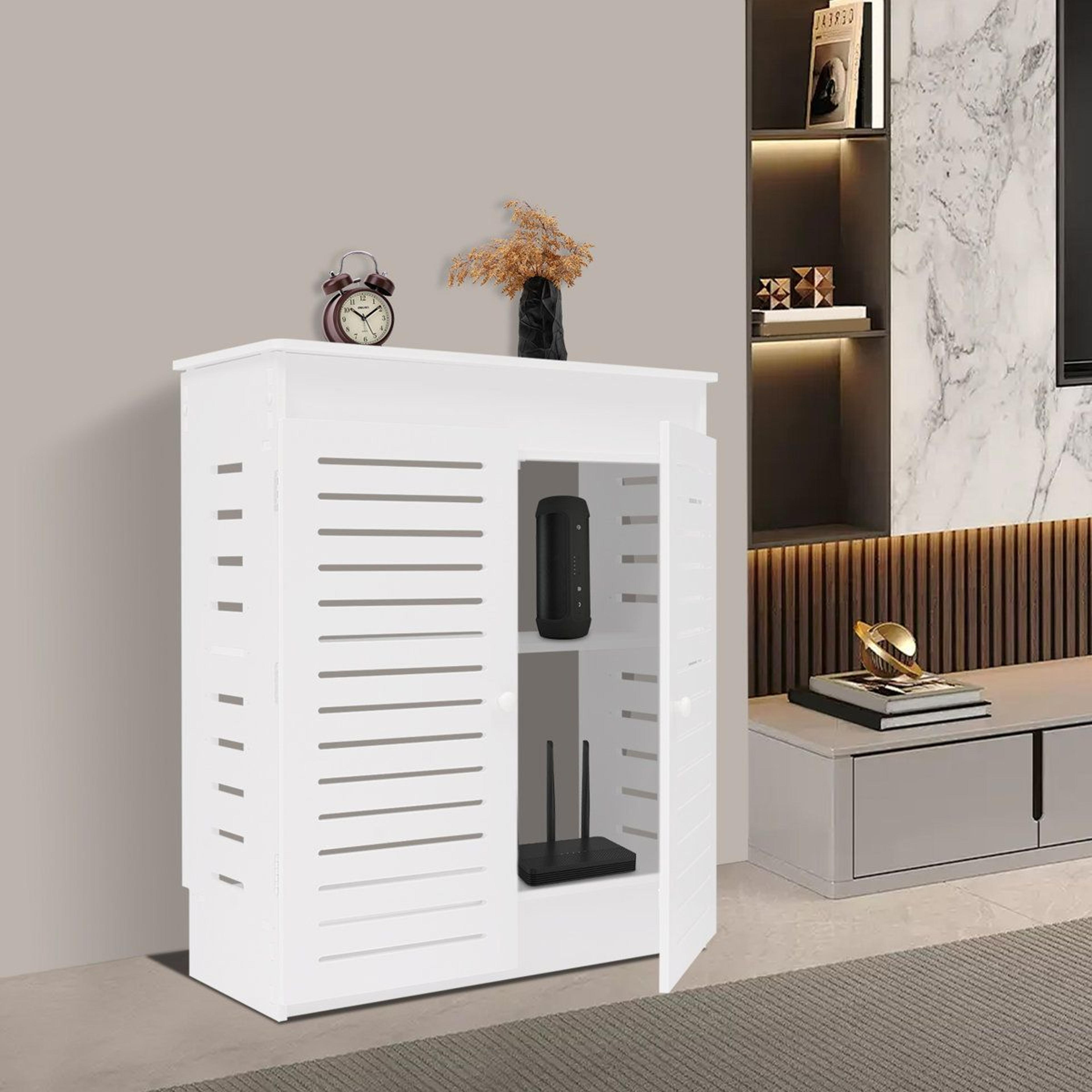 Wifi Router Storage Cabinet Cable Management Box 4