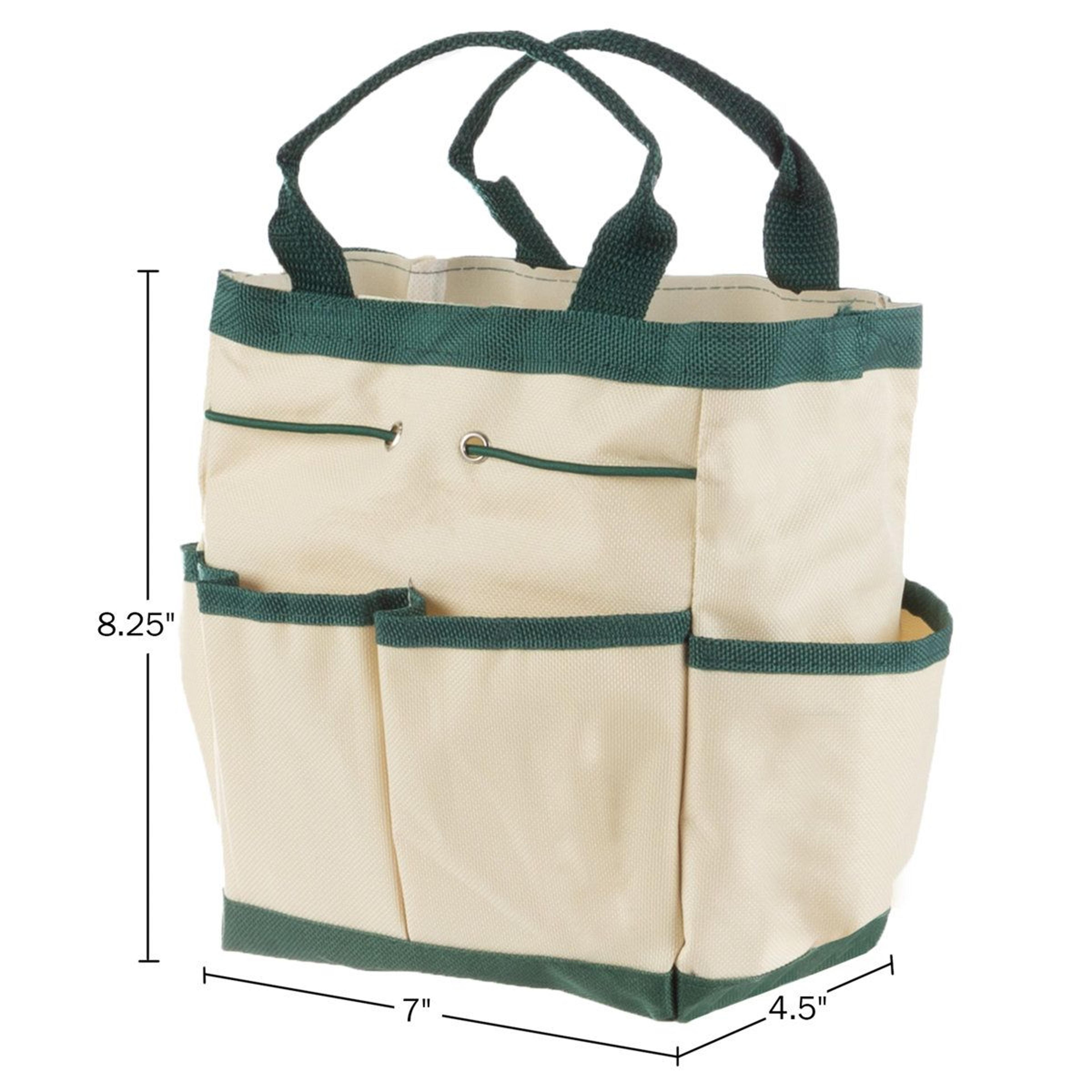 Pure Garden Eight Piece Hand Tool Kit With Canvas Storage Tote 4
