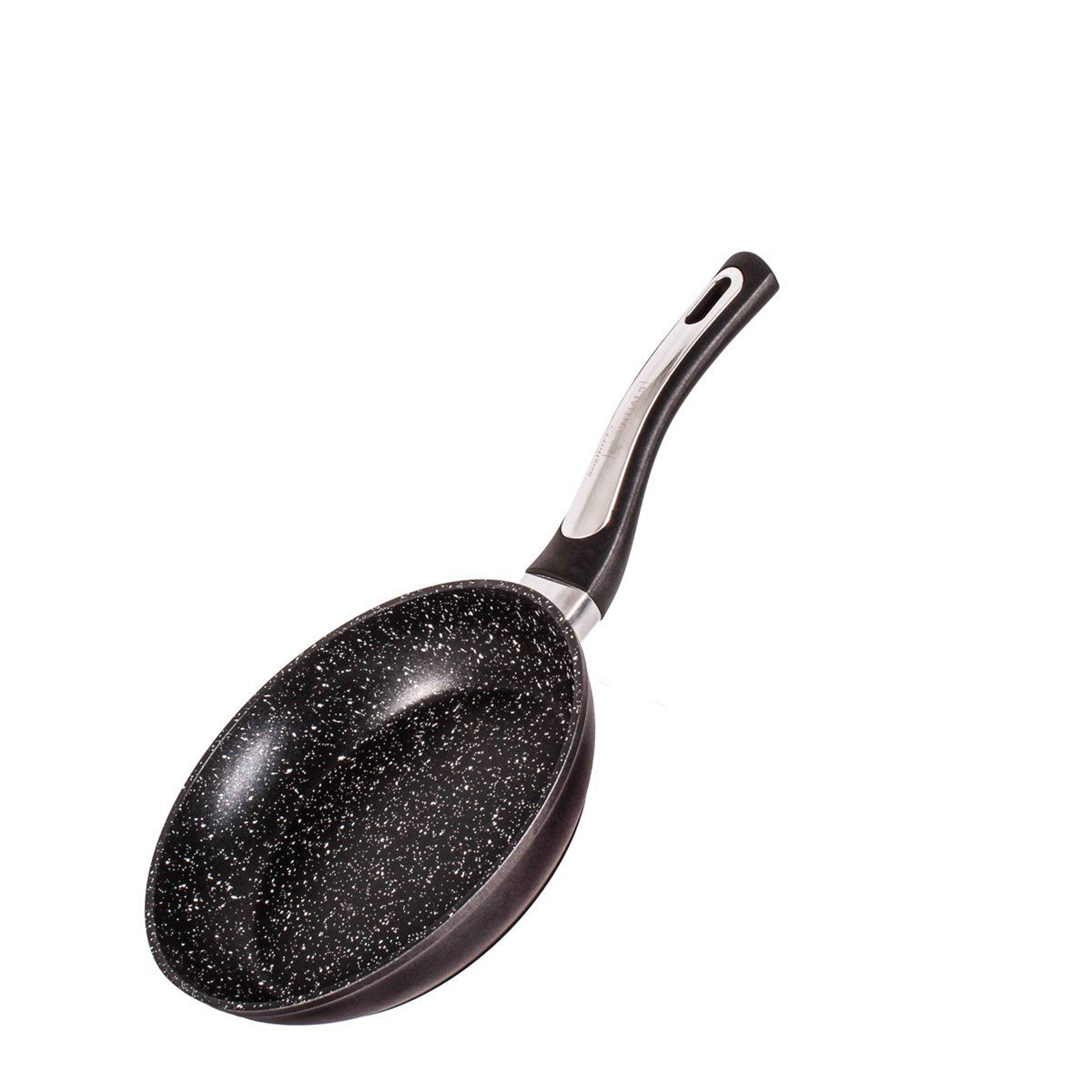 11 inch nonstick cast aluminum frying pan with induction base and cool touch handle