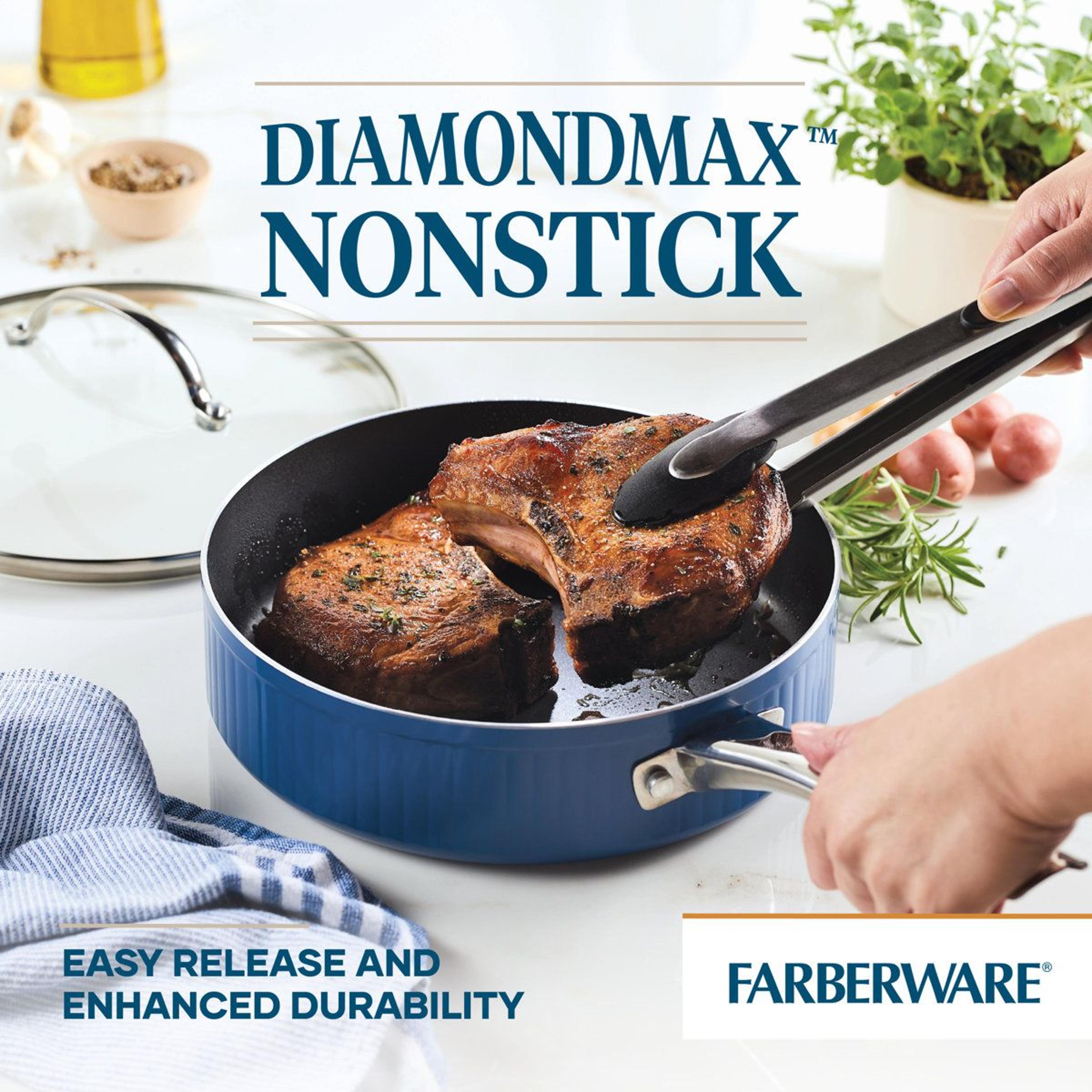 3 Quart Nonstick Saute Pan With Glass Lid For Even Heating And Easy Cleanup 1