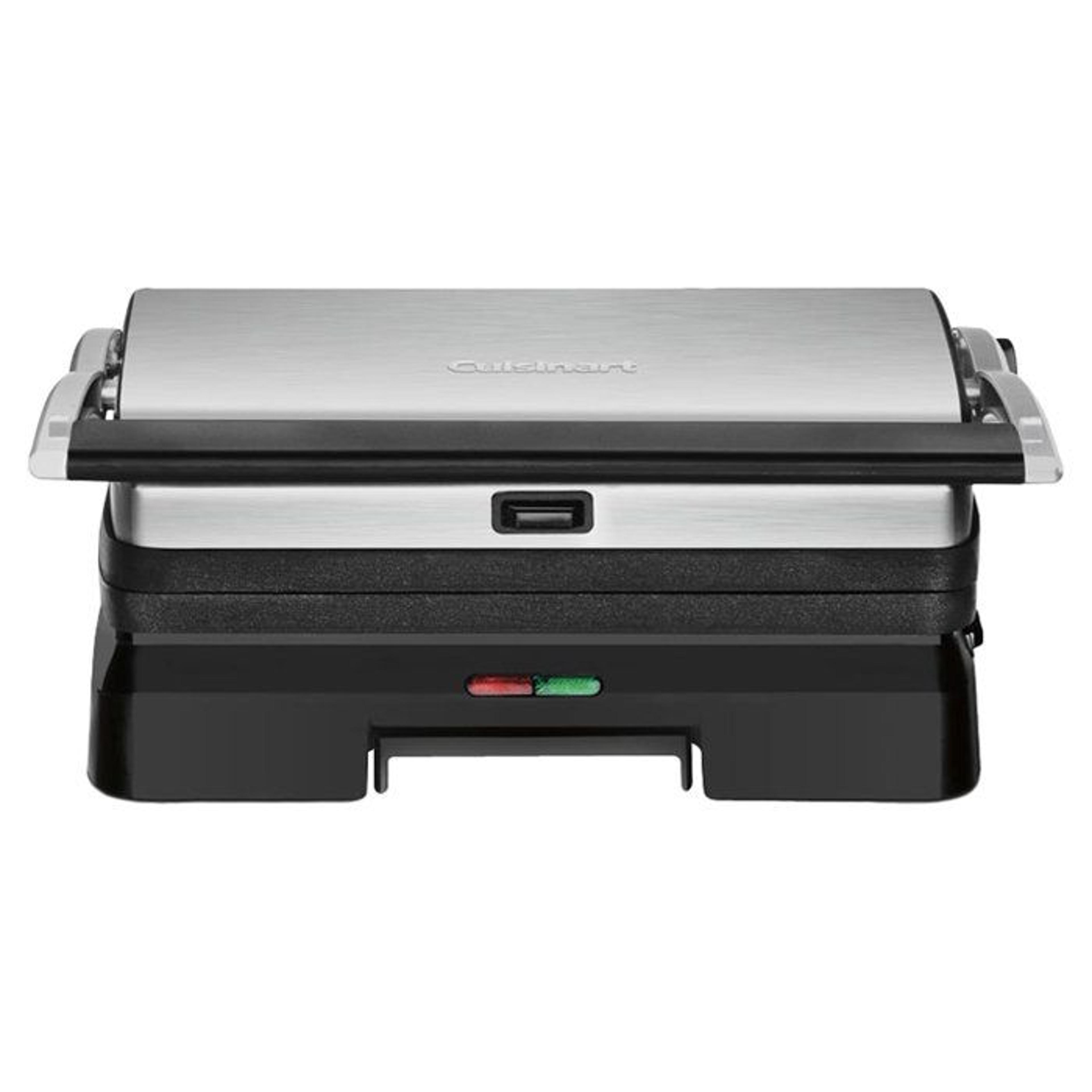 compact non stick electric grill panini press with removable plates