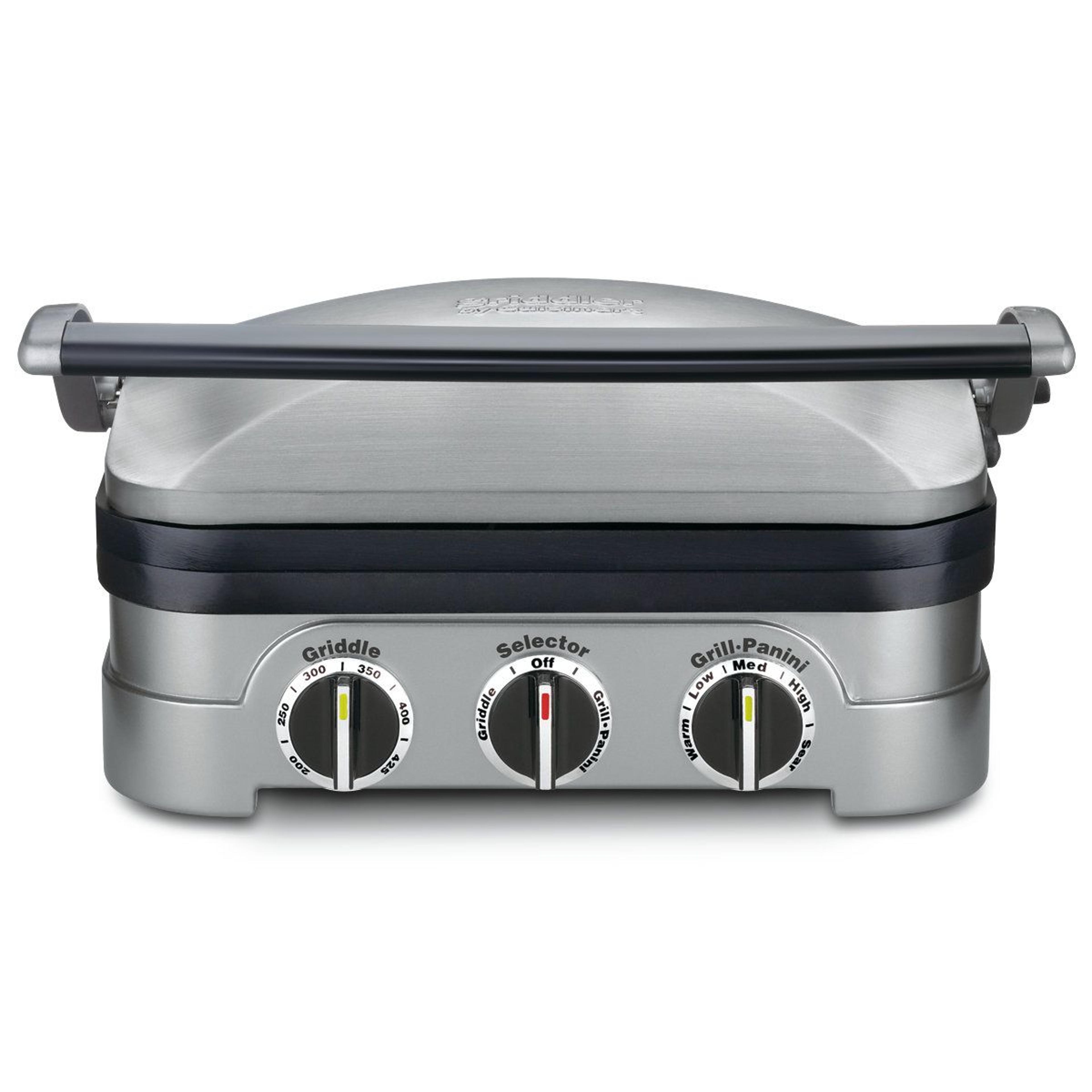 5 in 1 electric grill panini press and nonstick griddle