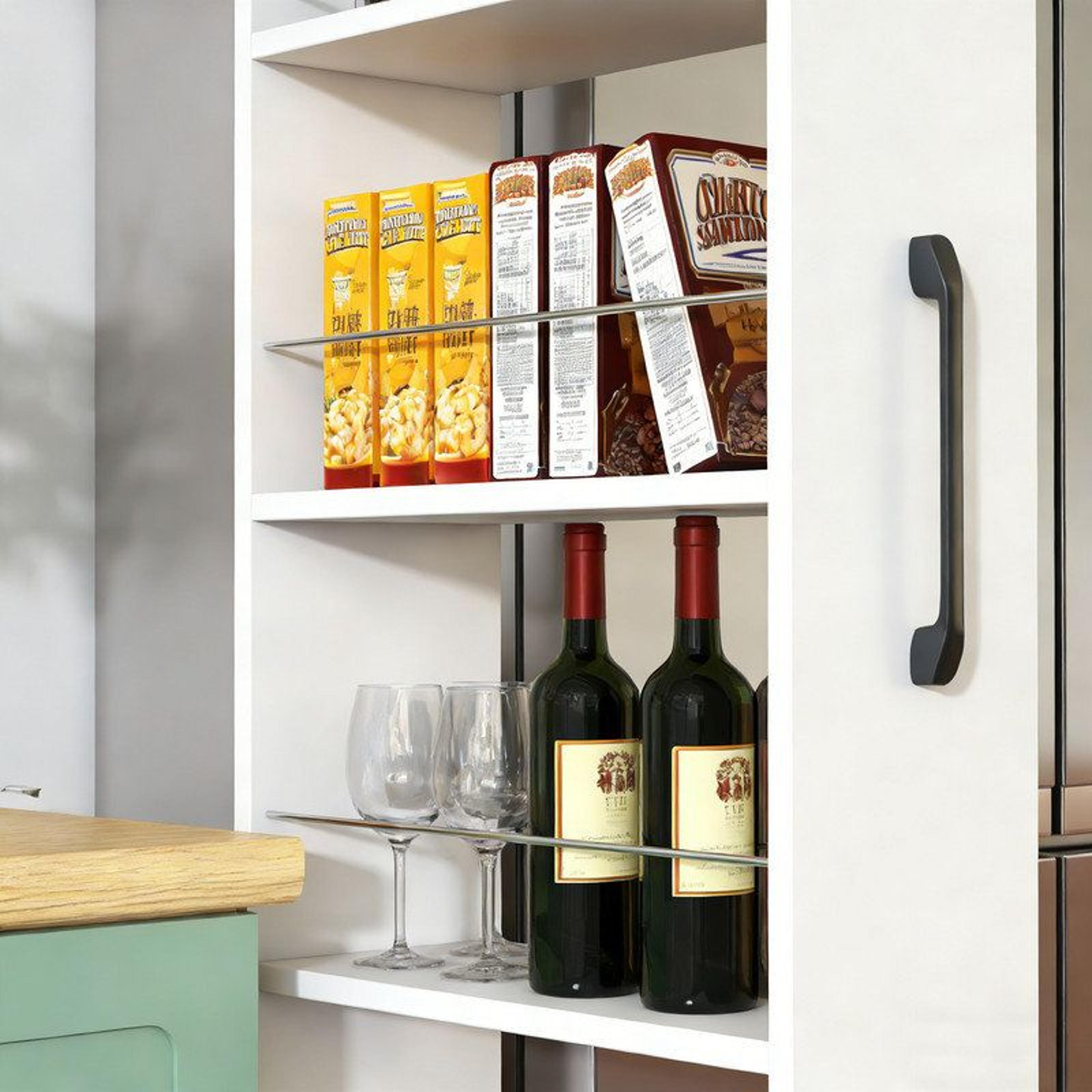 7 Tier Slim Rolling Spice Rack Organizer Narrow Kitchen Pantry Storage Cart 13