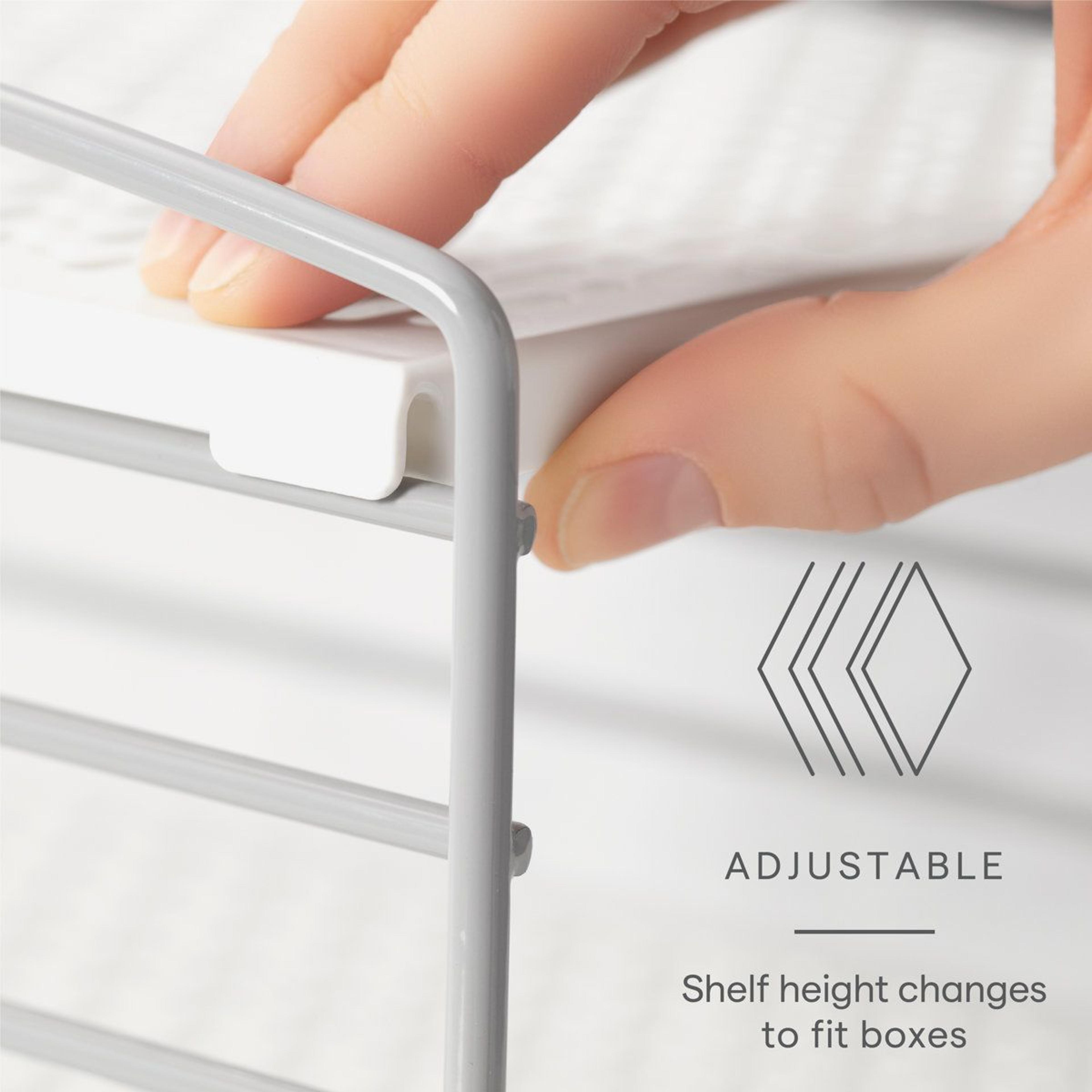 Adjustable Foil Wrap Organizer For Kitchen Cabinet And Pantry Storage 3