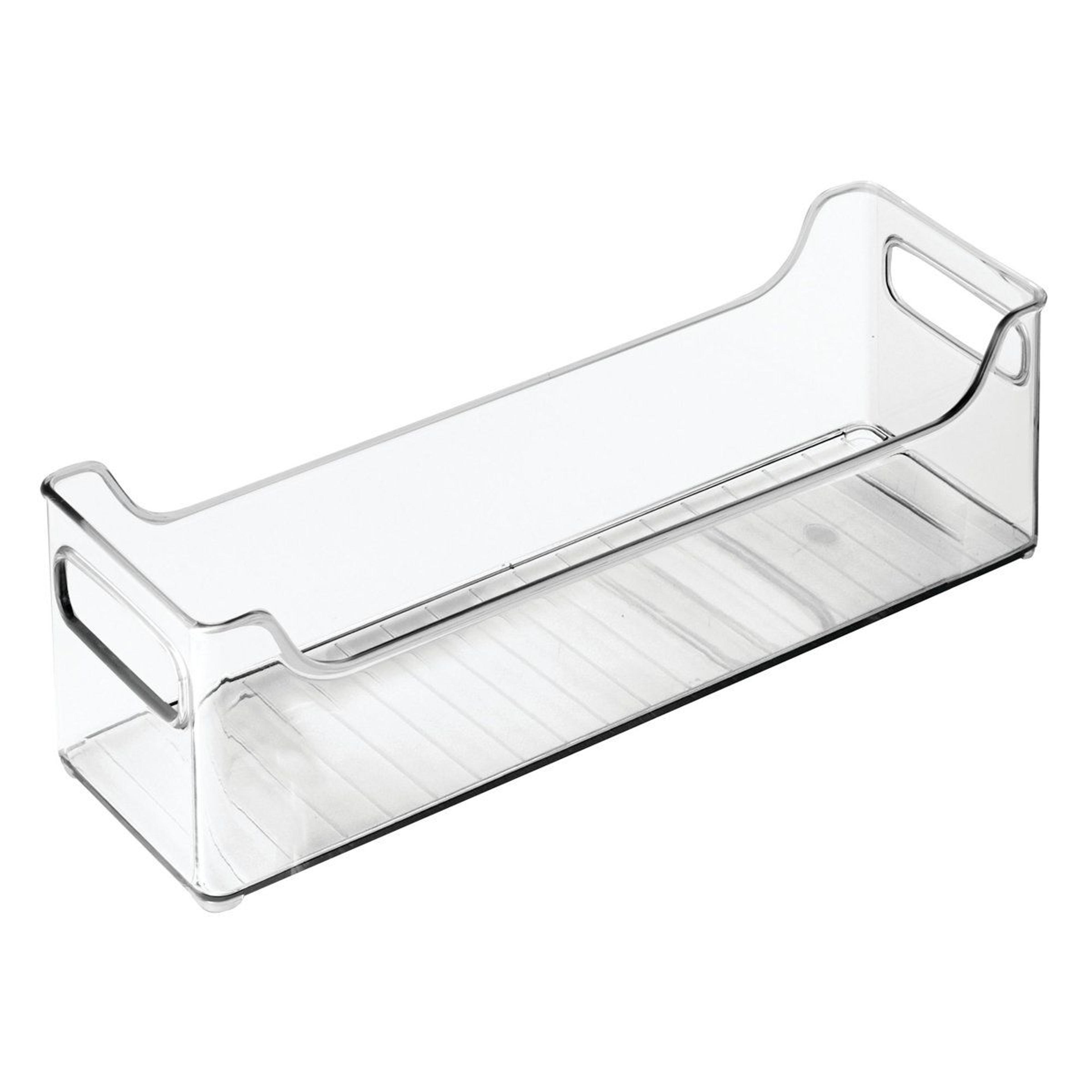 Clear Stackable Fridge Organizer Bins BPA Free Food Storage Containers Set Of 2 2