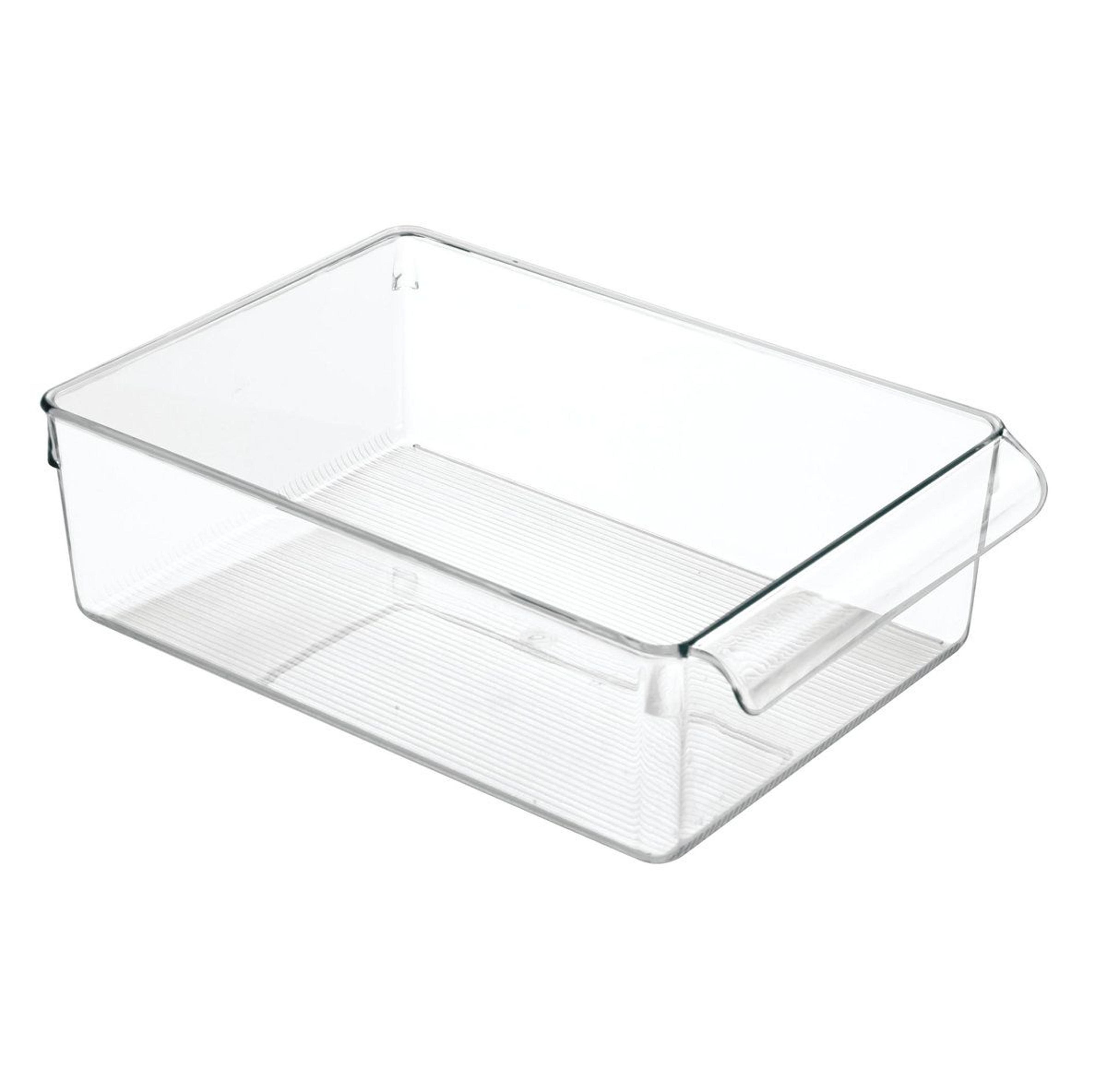 Clear Pantry Can Organizer Pull Out Fridge Storage Bin 1